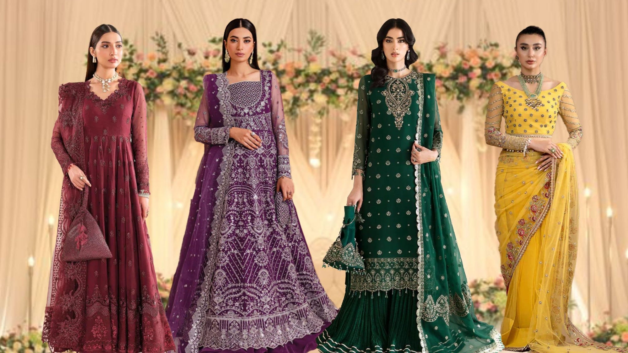 wedding outfits for women pakistani