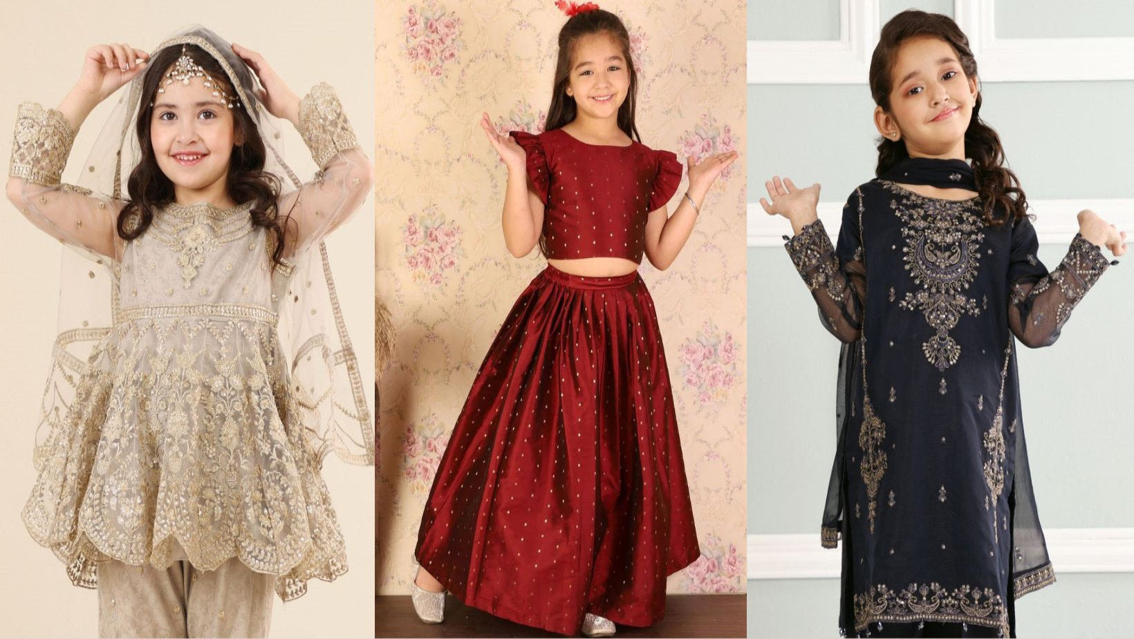 Dress Your Kids in Style:  AWW Online's Collection of Salwar Kameez for Wedding, Eid, Puja, and Christmas.