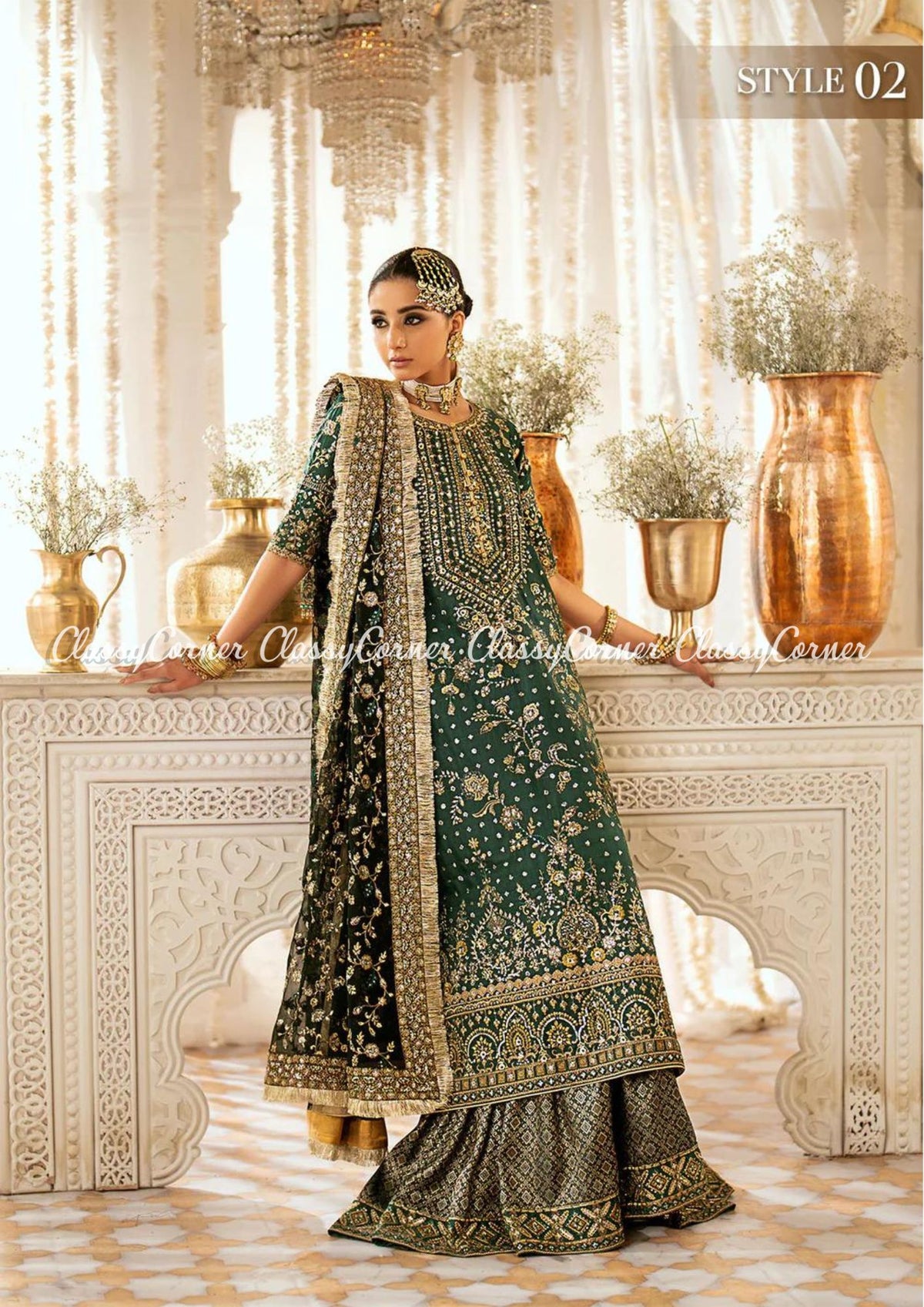 Pakistani wedding Gharara Sharara