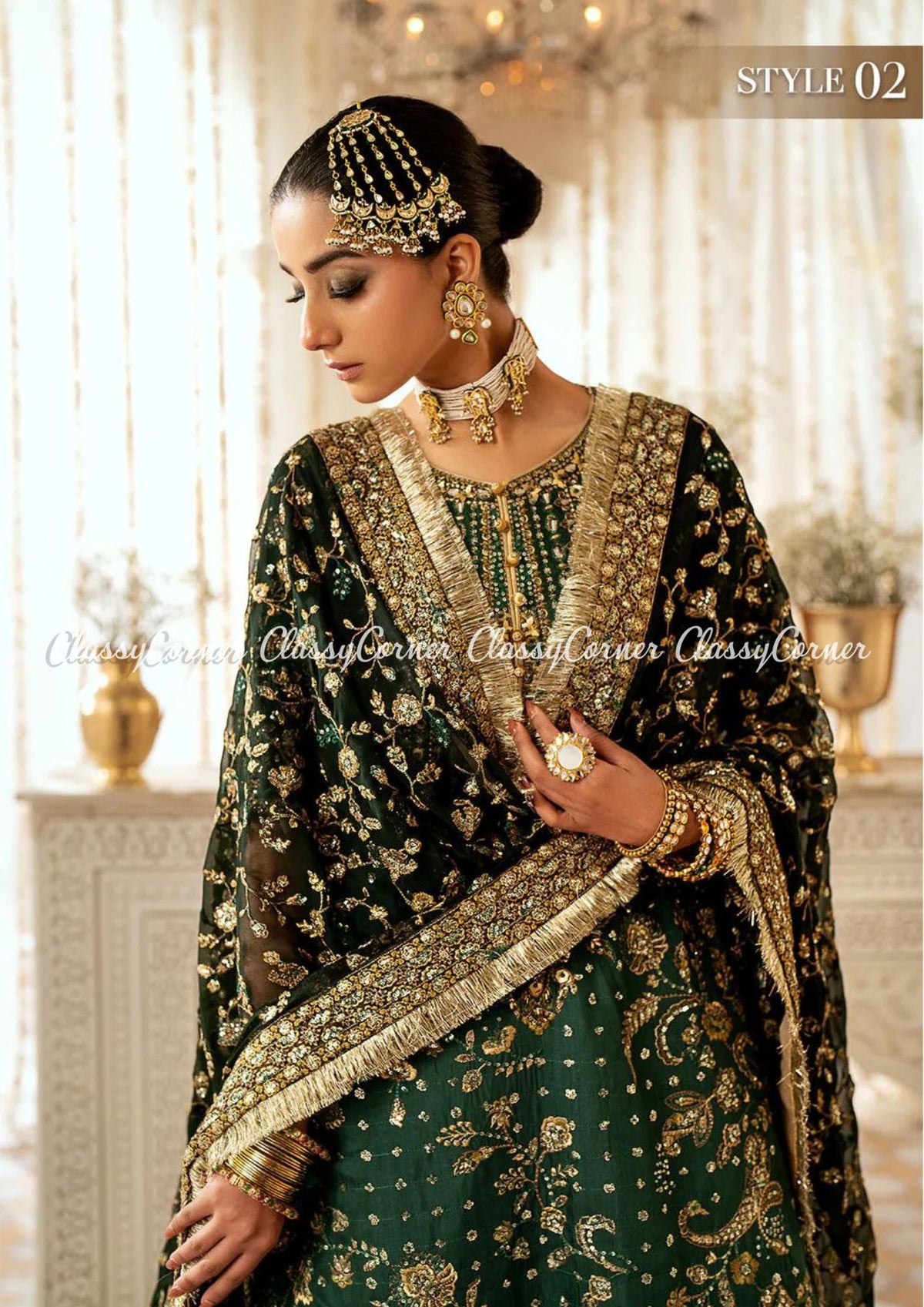 Pakistani wedding Gharara Sharara