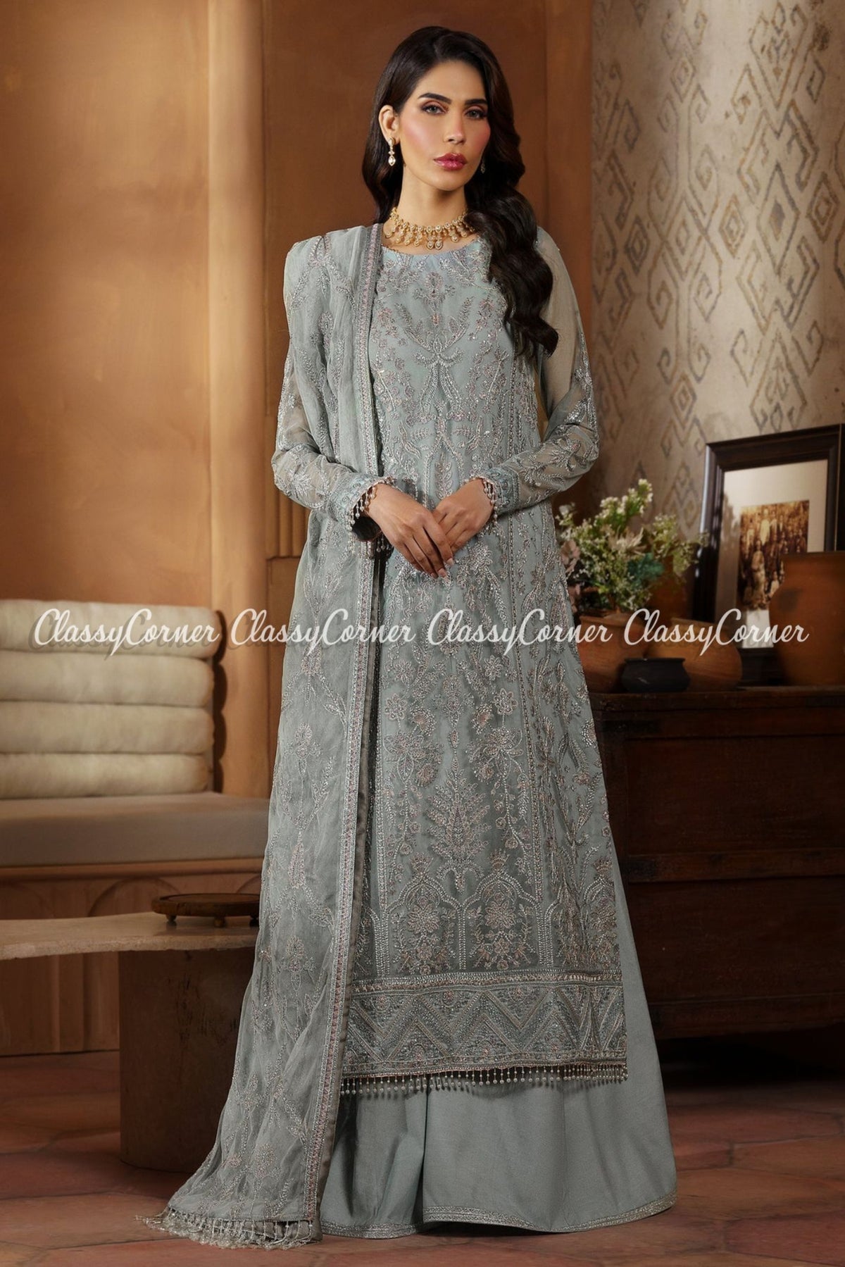 Pakistani Party Wear Sharara Dresses