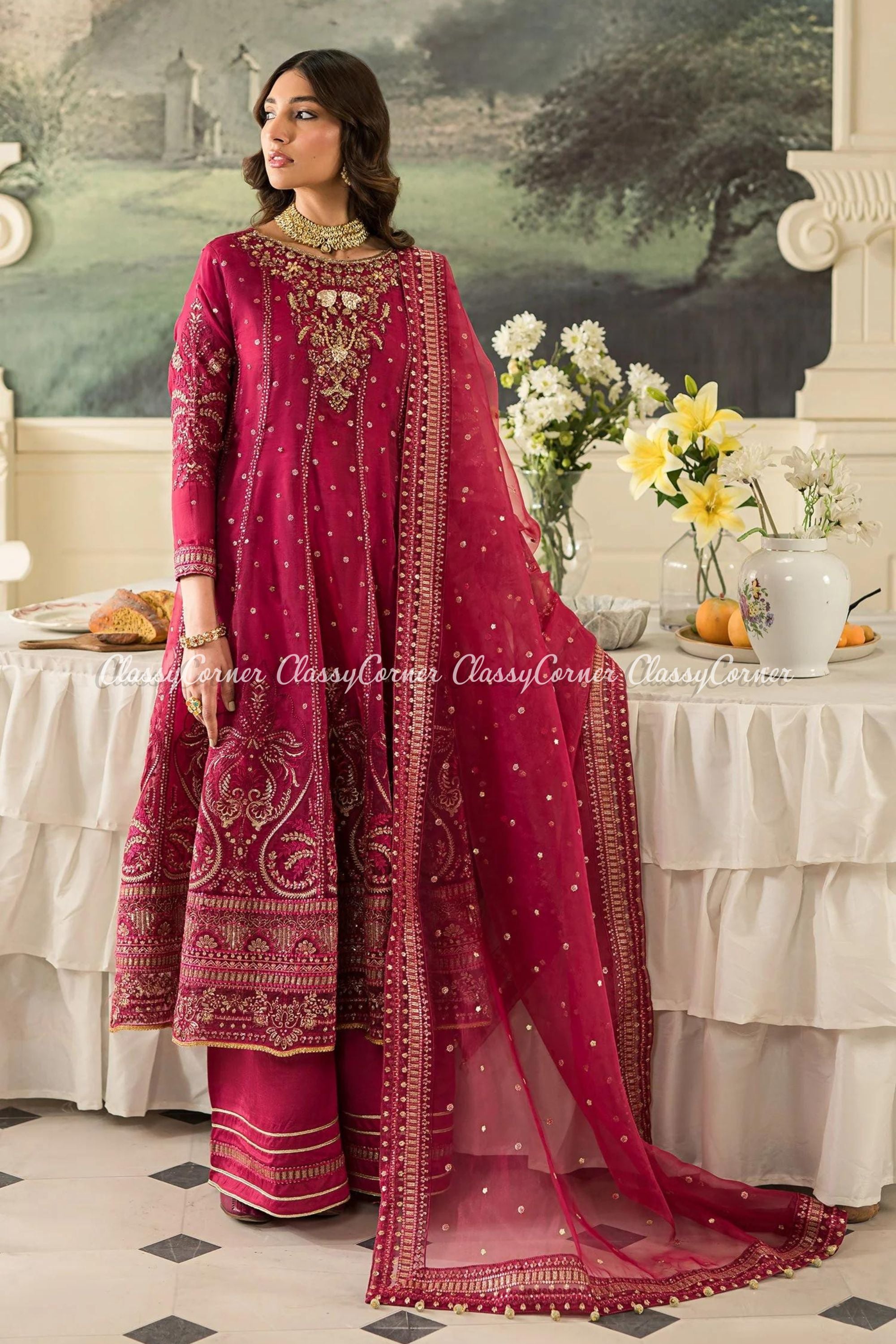 Pakistani Wedding Anarkali Dresses Sydney