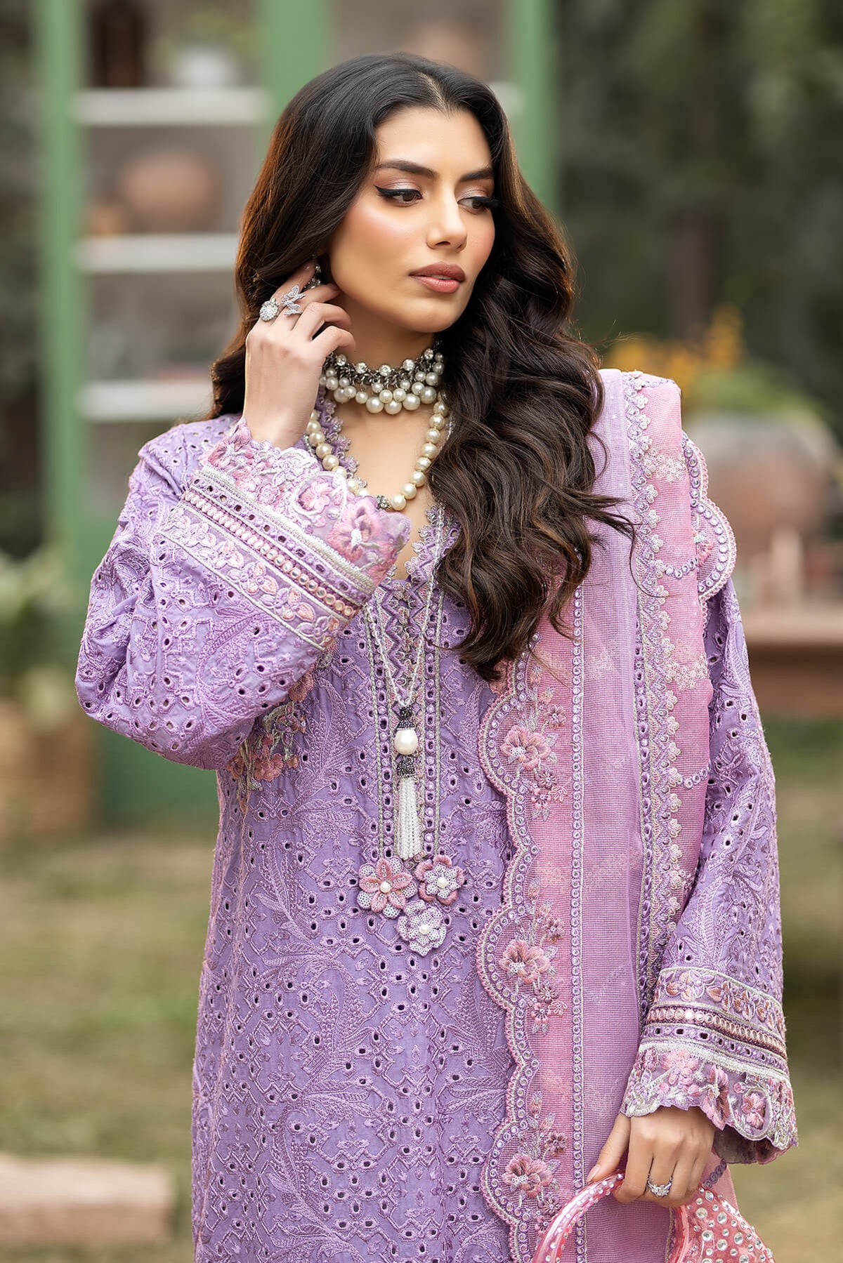 Pakistani Lawn Salwar kameez for weddings