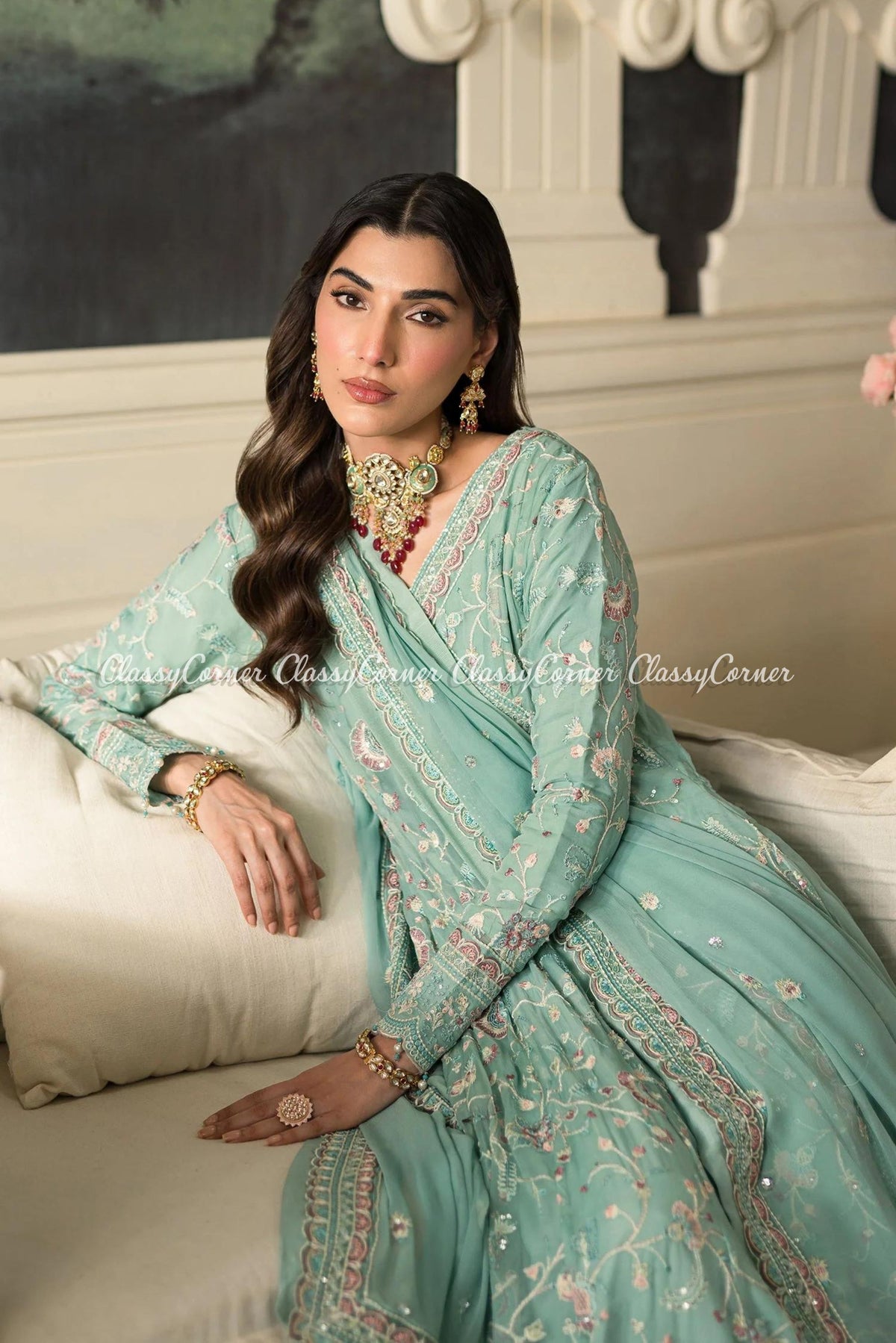 formal dress for pakistani wedding 