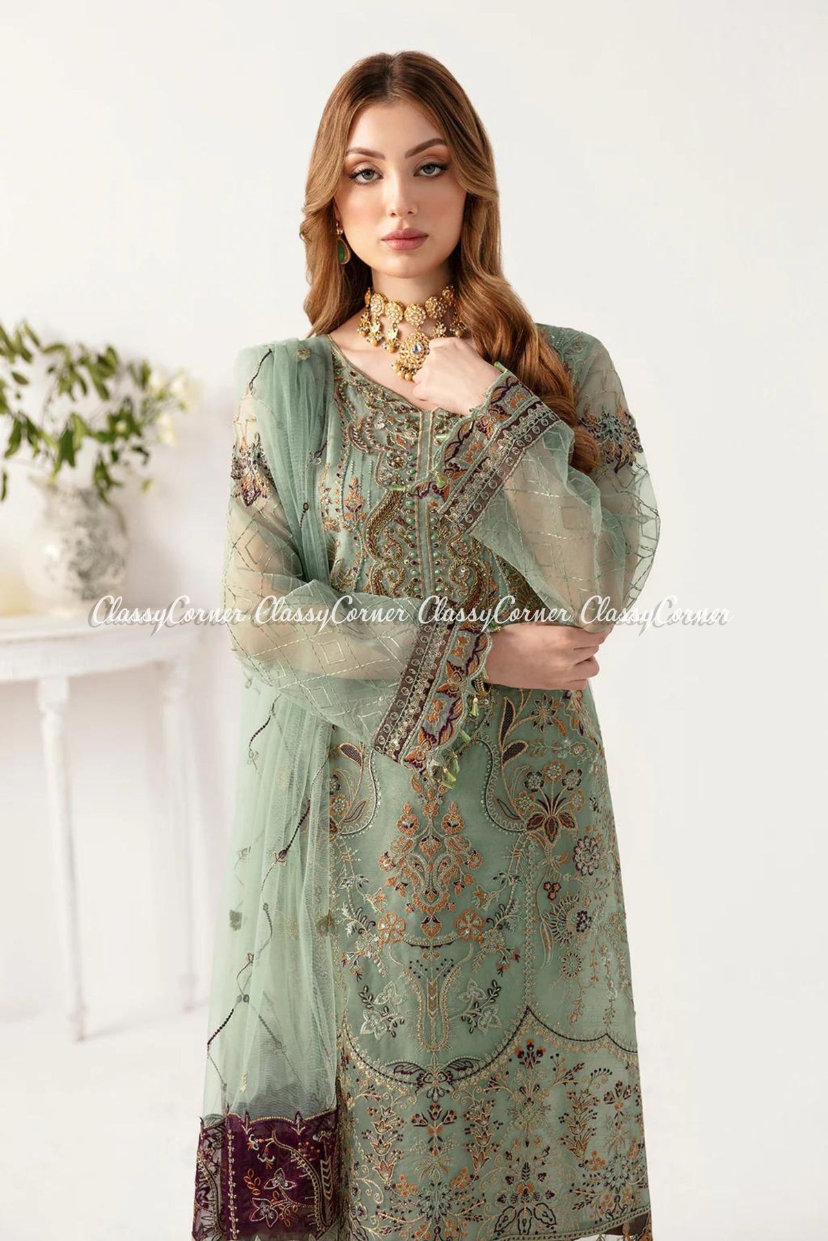 formal wear pakistani outfits