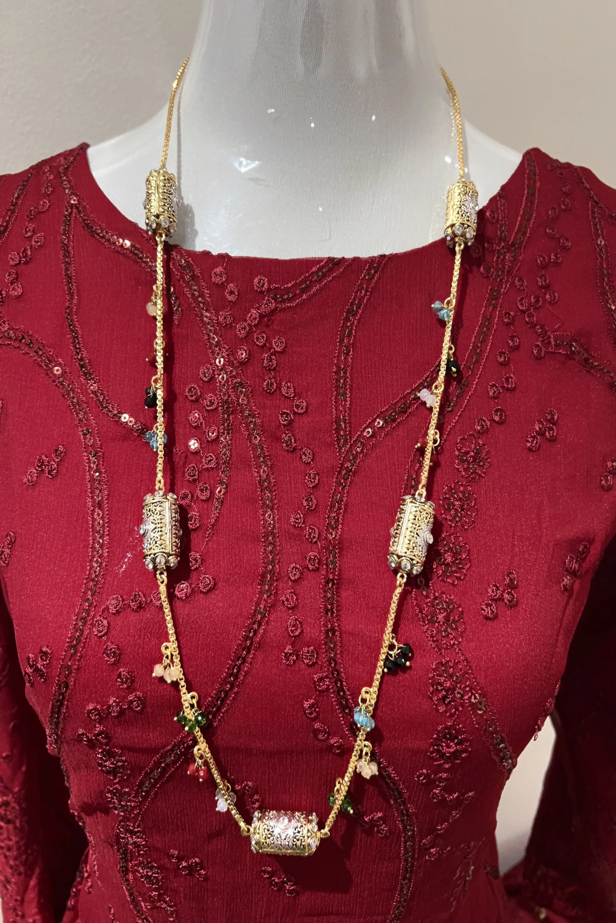 Multicolor Chain Style Mala