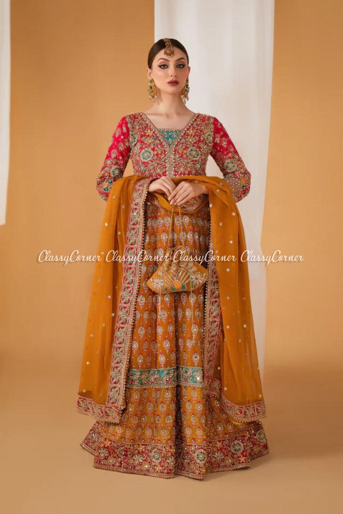 Pakistani wedding Anarkali dresses