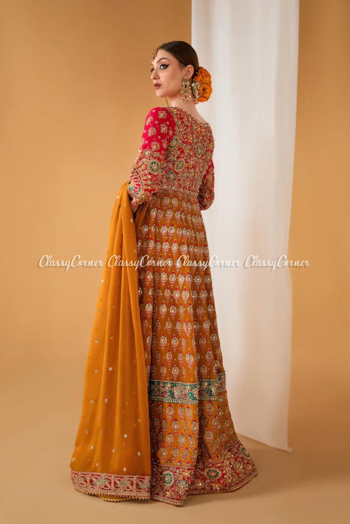 Gown for mehndi night