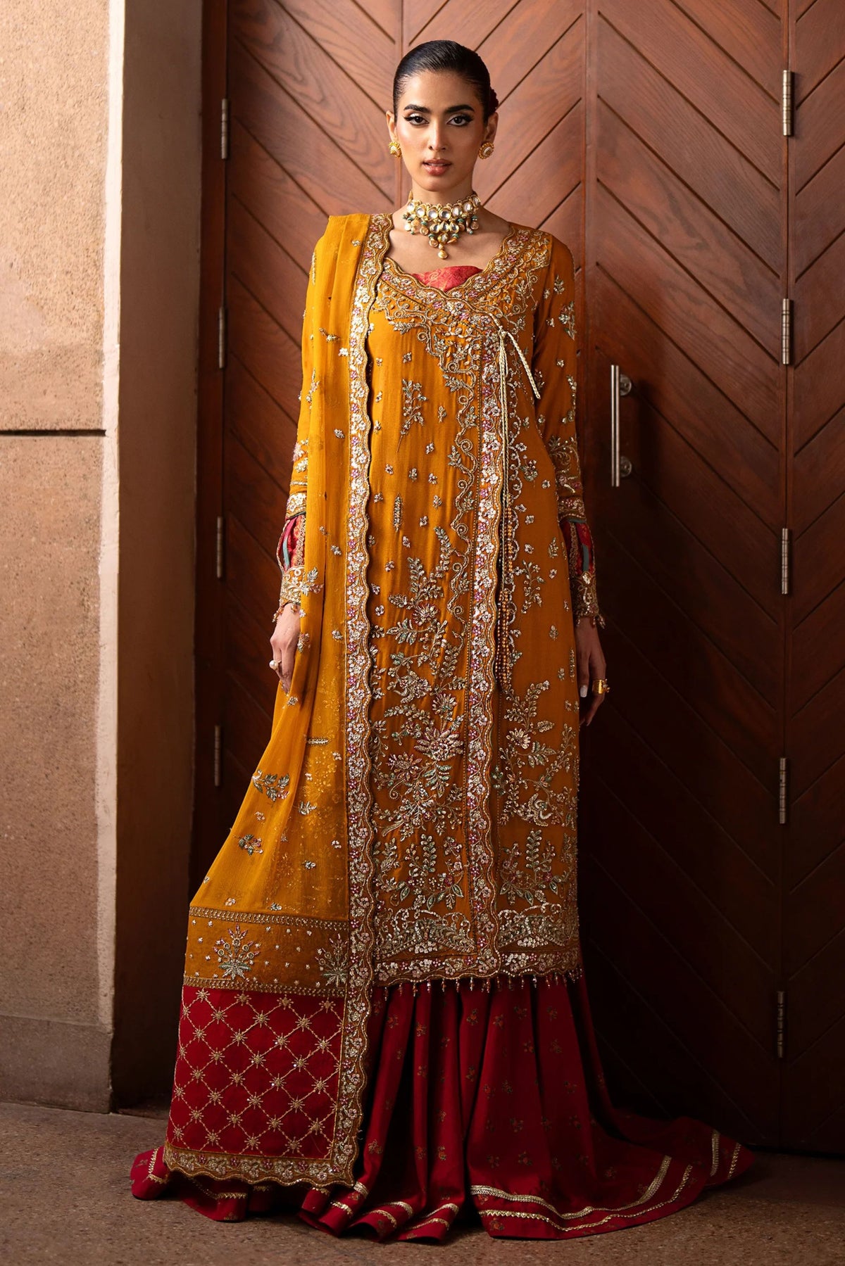 Pakistani Mehndi Wear Dress