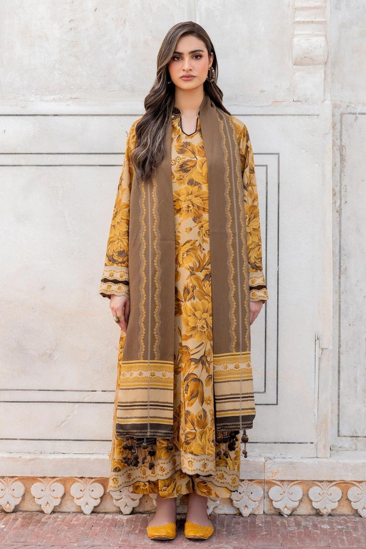 Pakistani winter wear suits for women