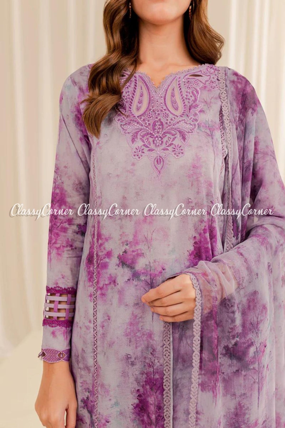 Simple Pakistani Lawn Suits