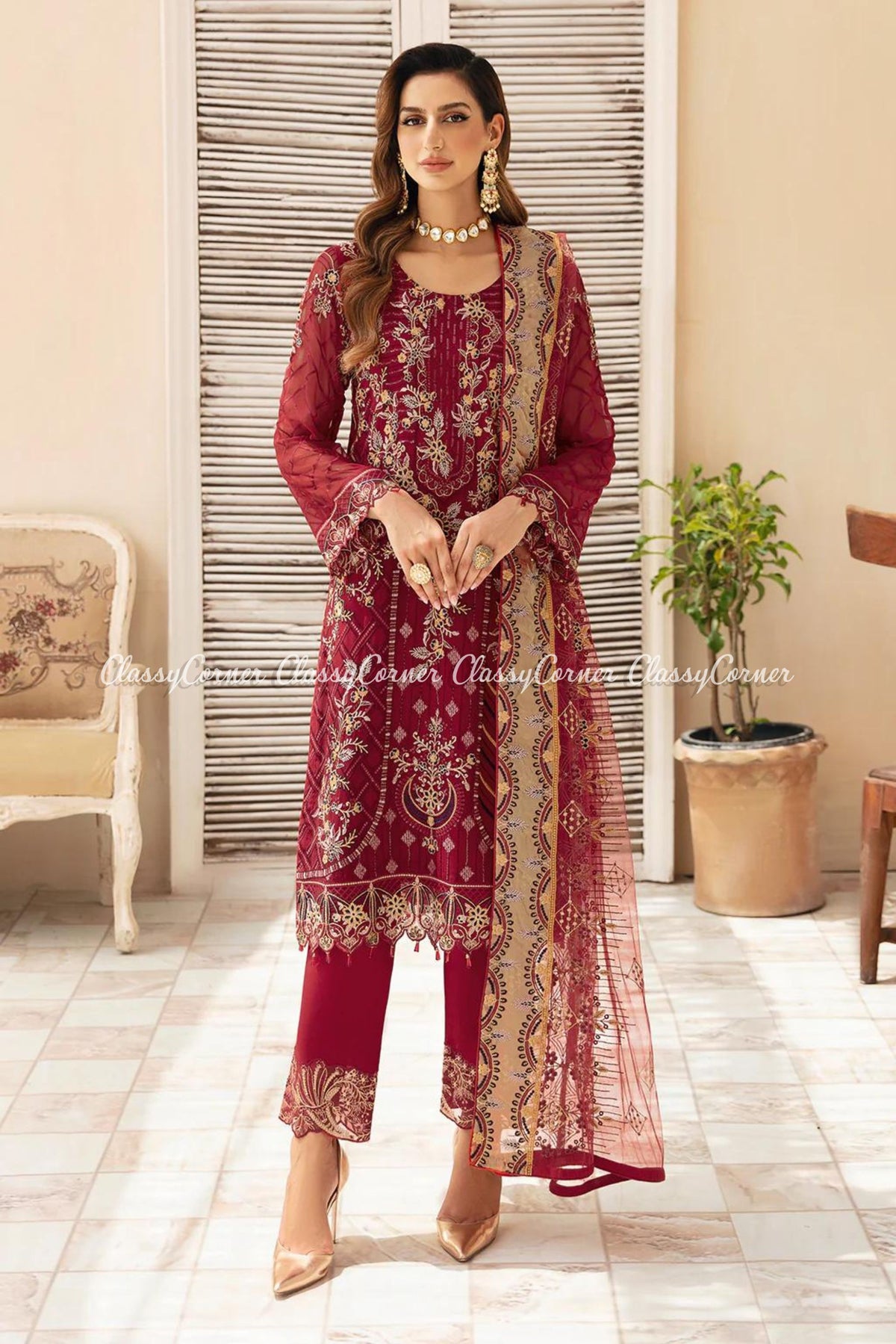 Pakistani Formal Dress For Wedding