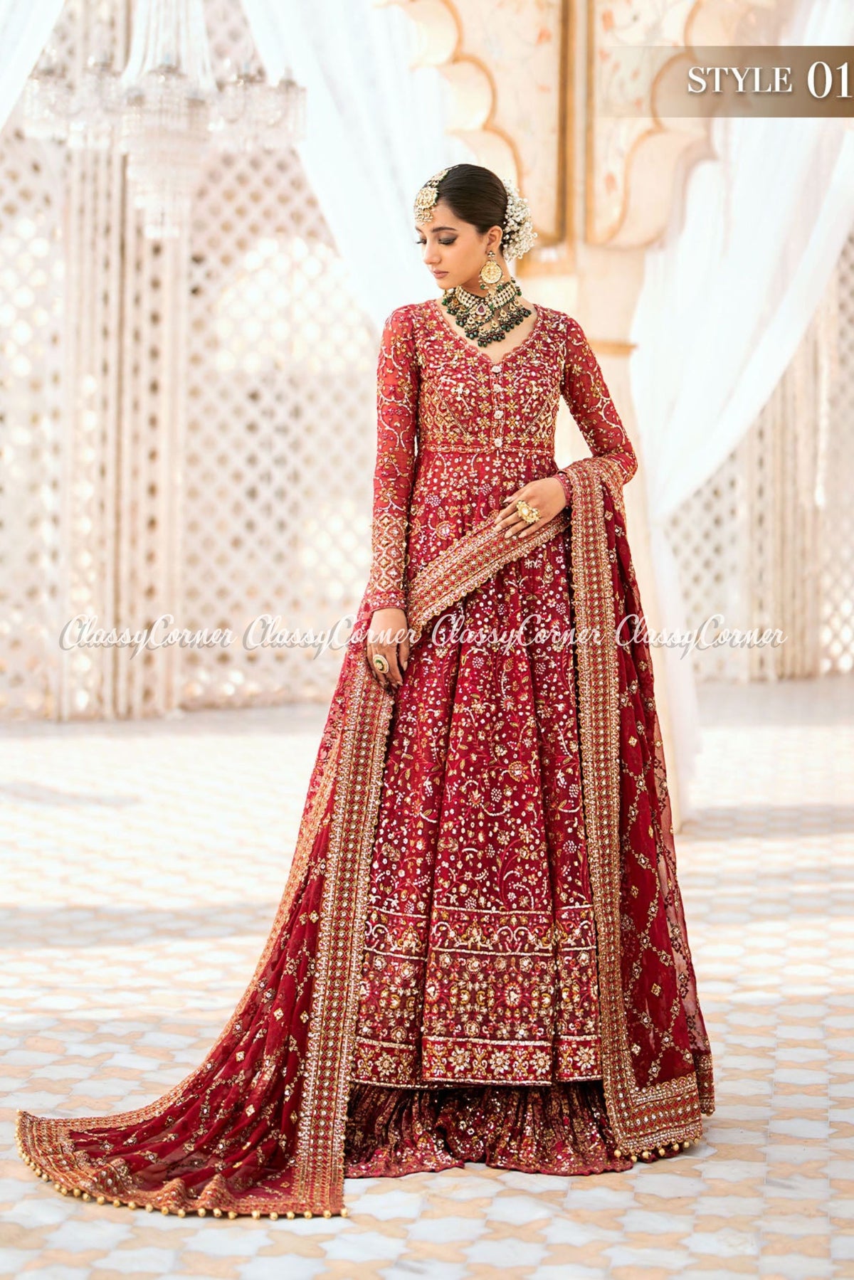 Pakistani wedding sharara suits