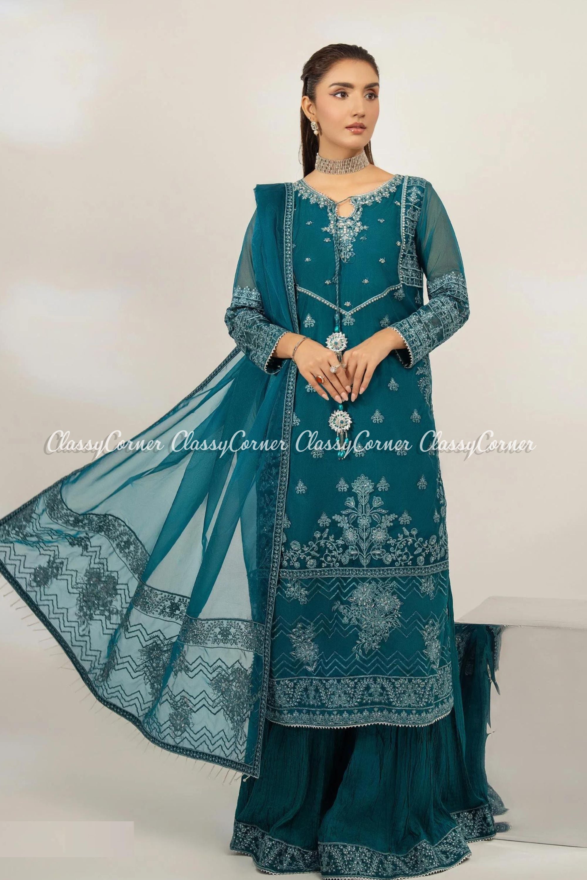 party dress for pakistani wedding