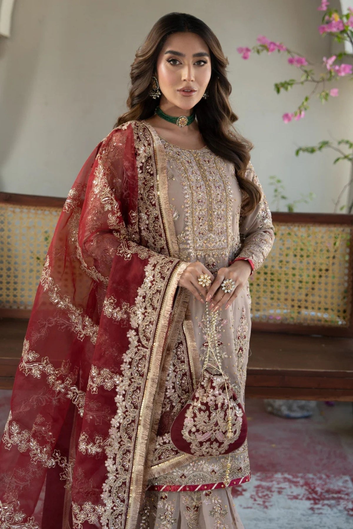 Pakistani Gharara Suit For Wedding 