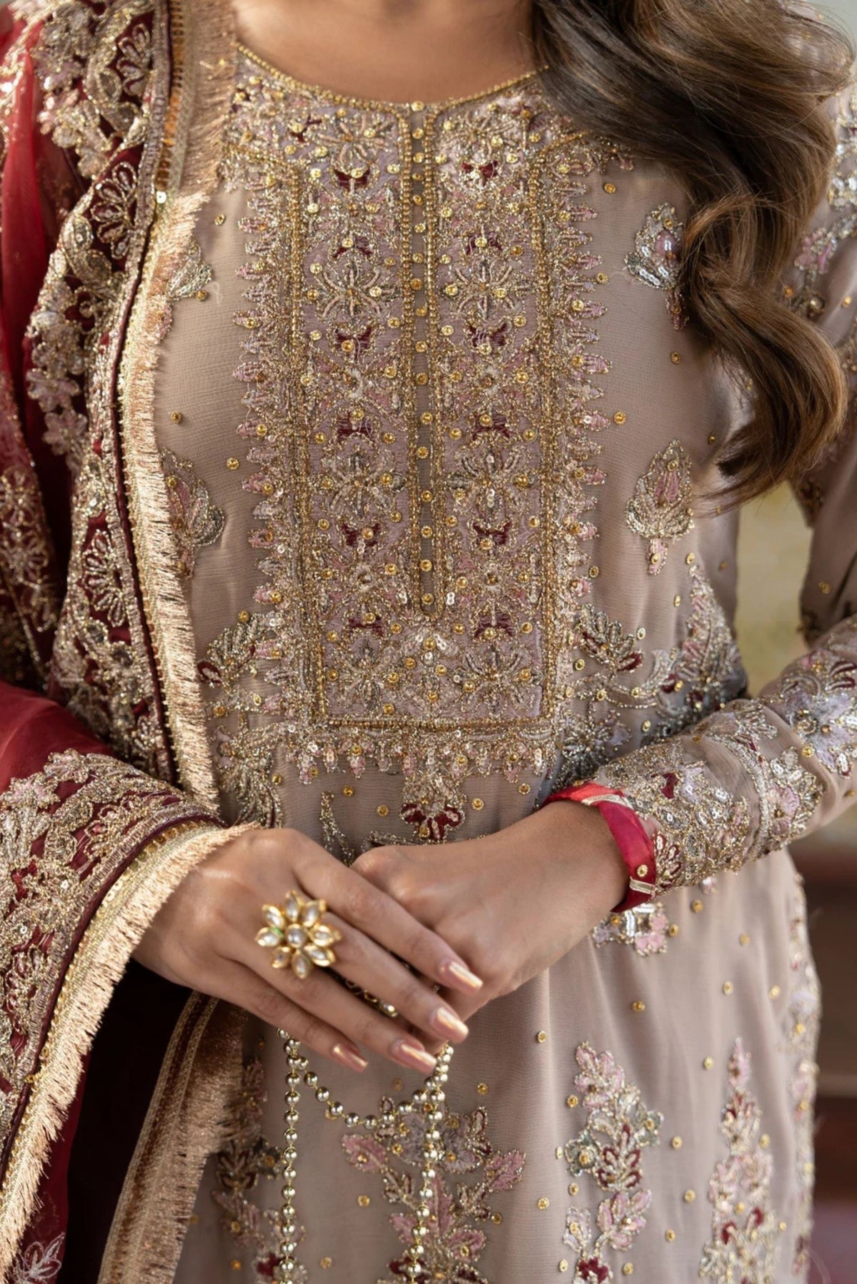 Pakistani Gharara Suit For Wedding 