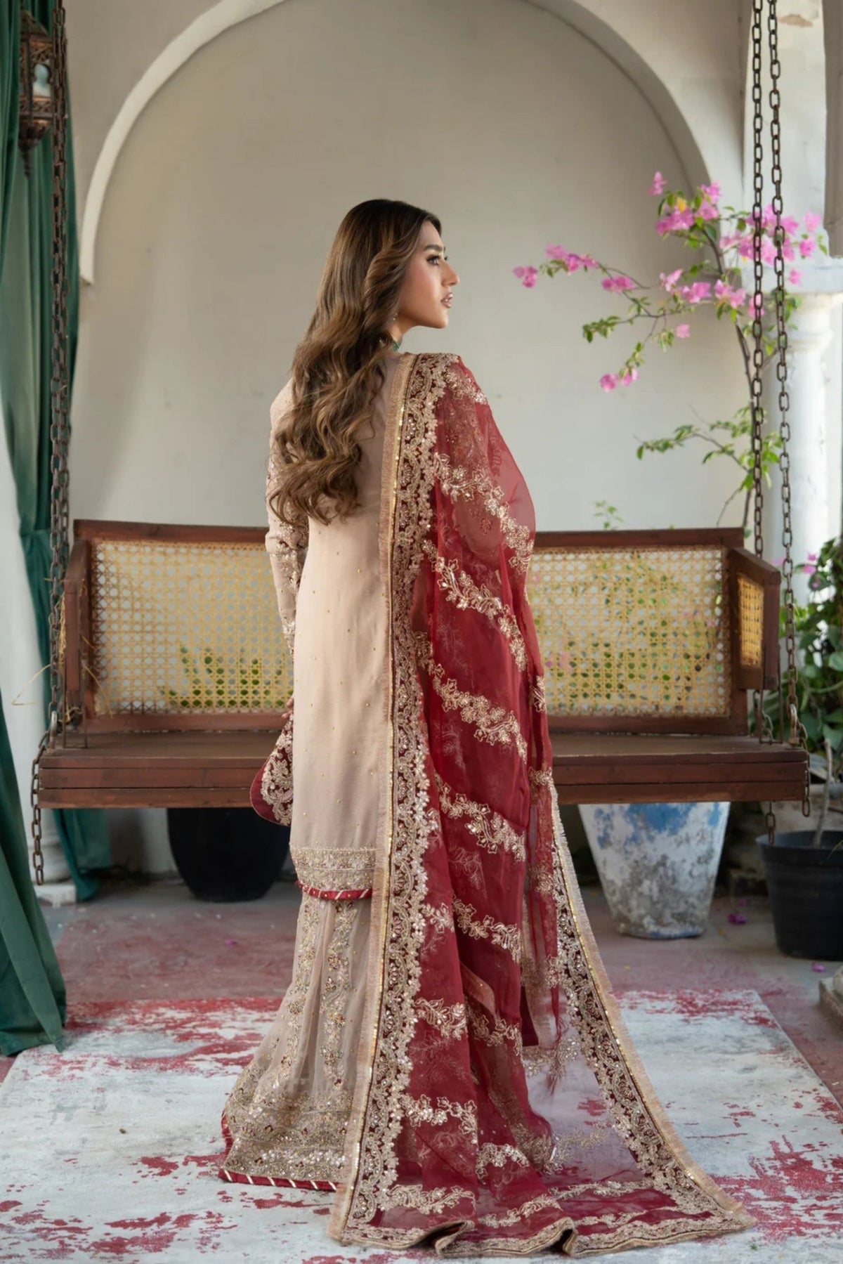 Pakistani Gharara Suit For Wedding 