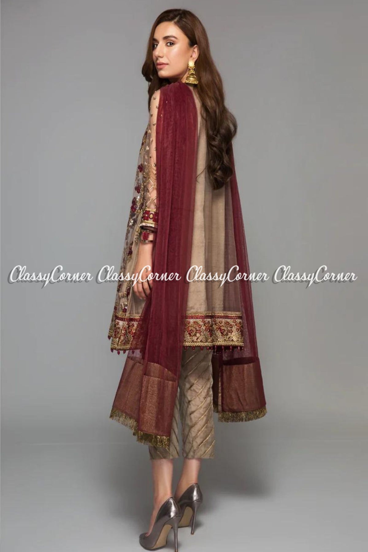 formal dress for pakistani wedding 