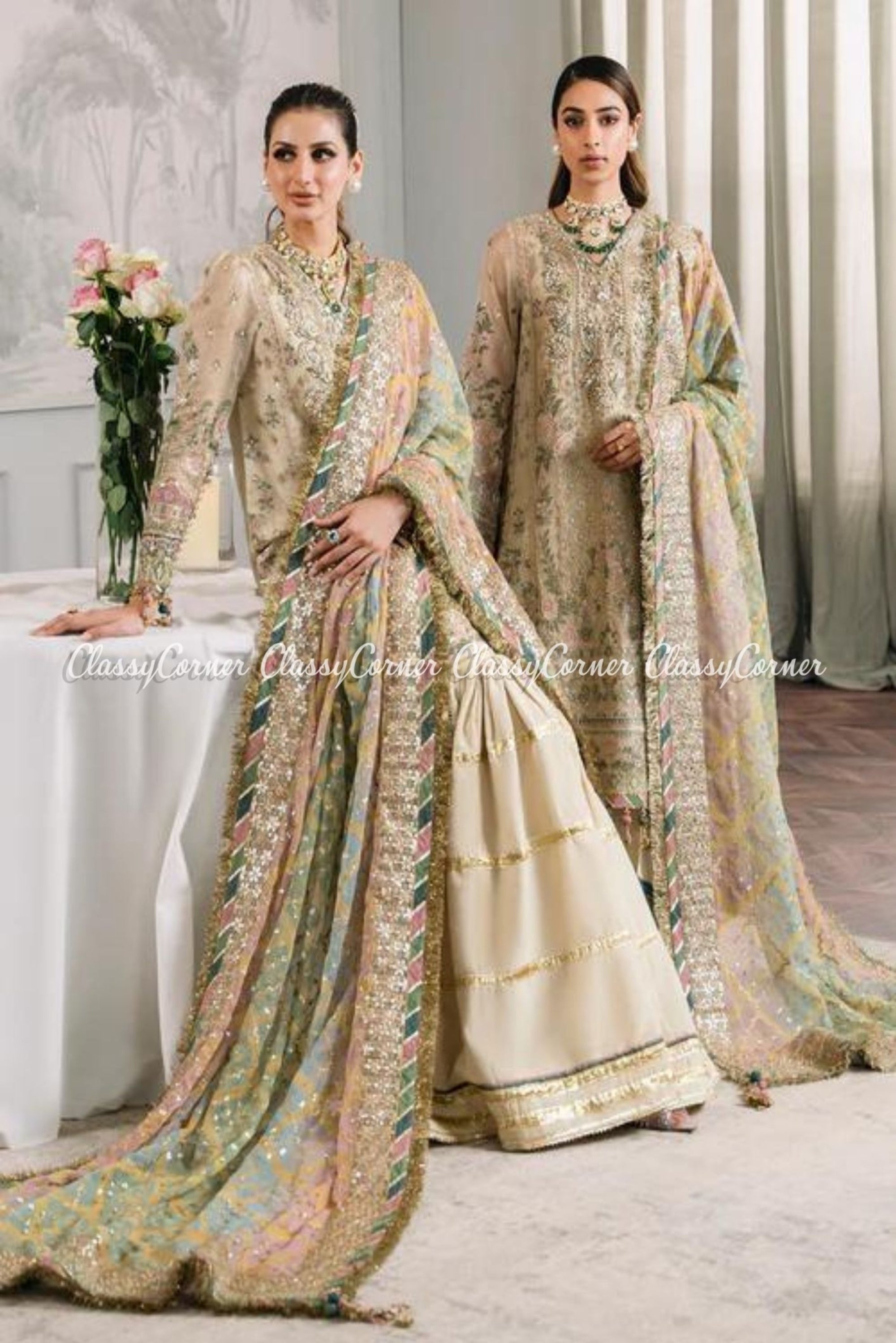 pakistani wedding party outfits