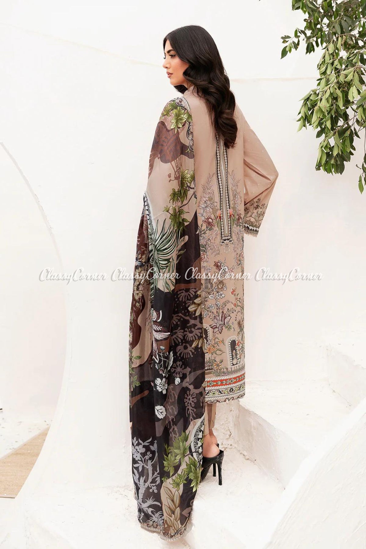 Traditional Pakistani lawn dresses