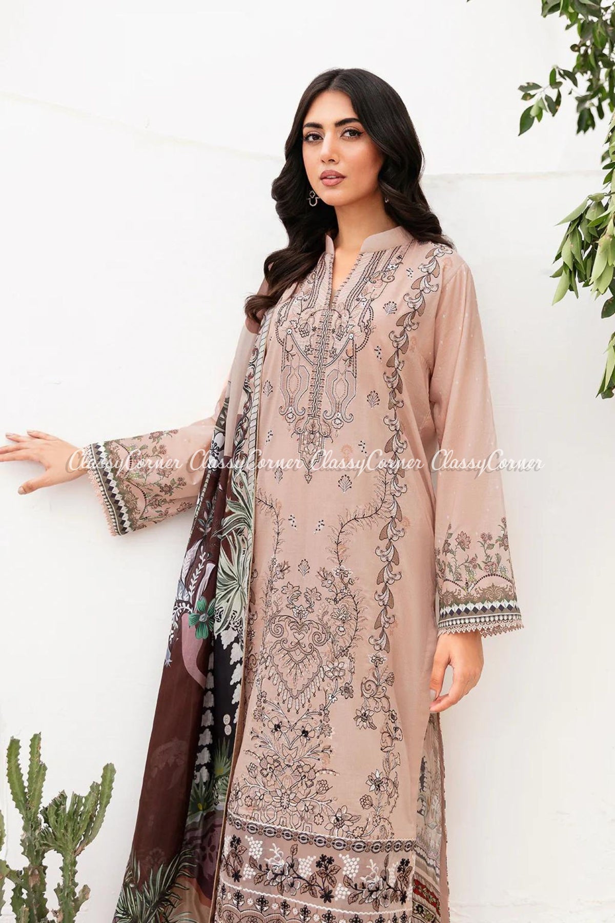 simple lawn dresses pakistani