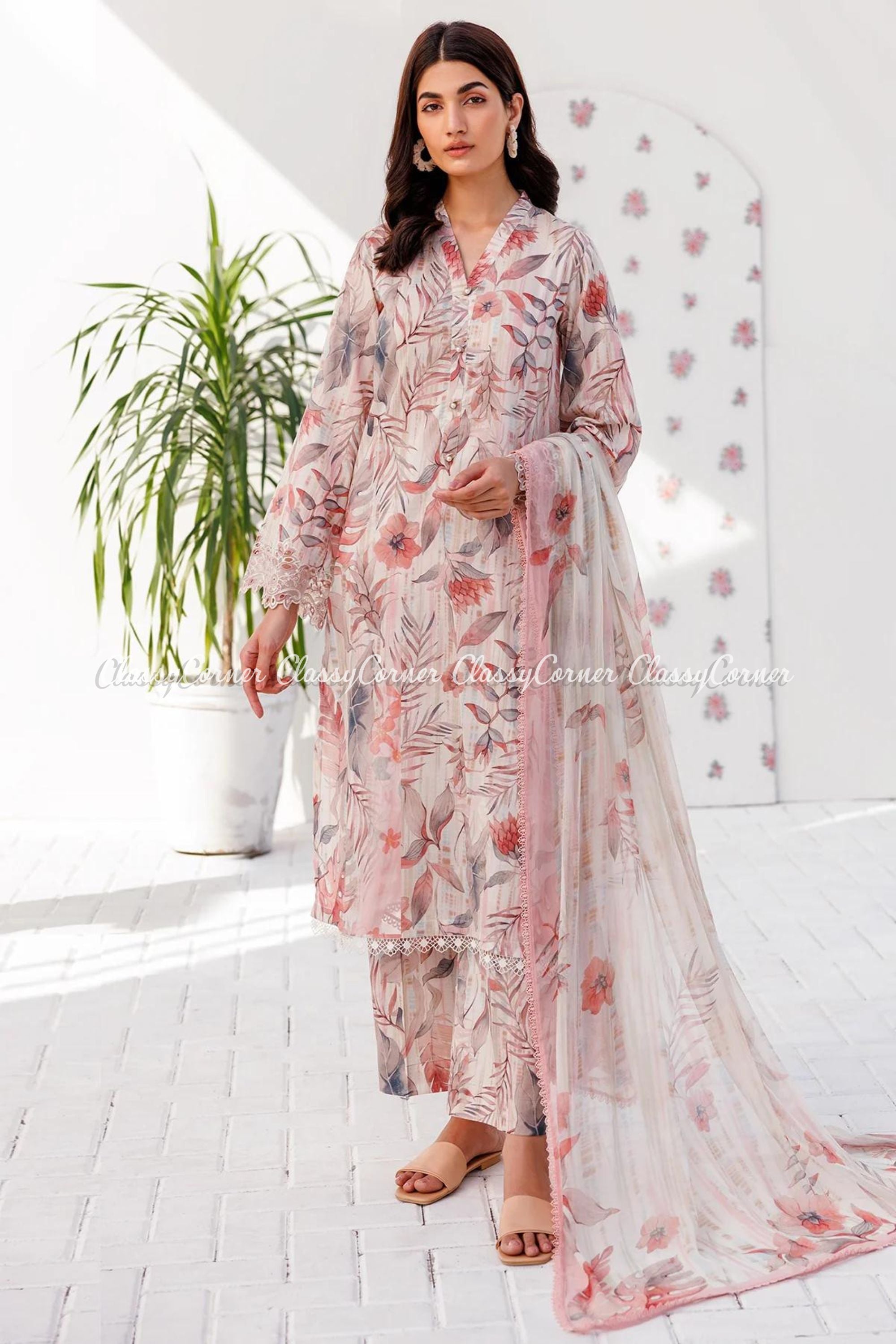 Pakistani Semi Formal Salwar Kameez Sydney