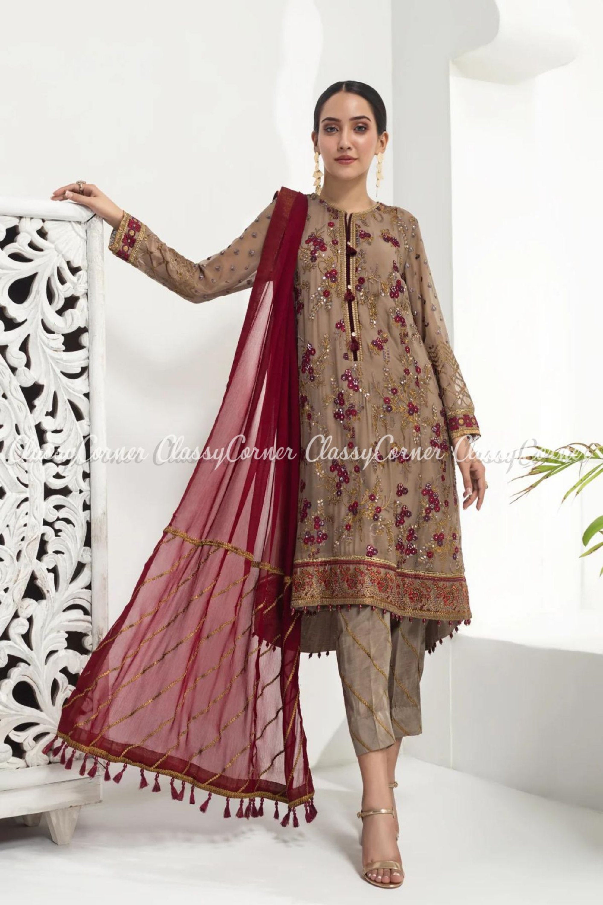 pakistani wedding party wear