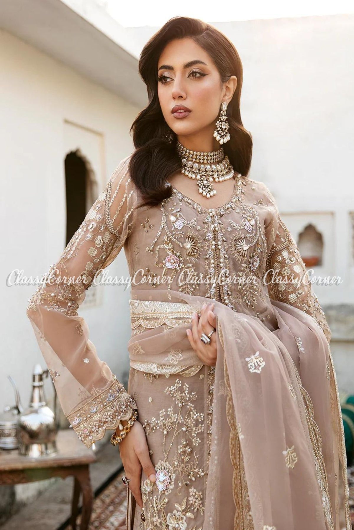 Pakistani wedding ensembles for females