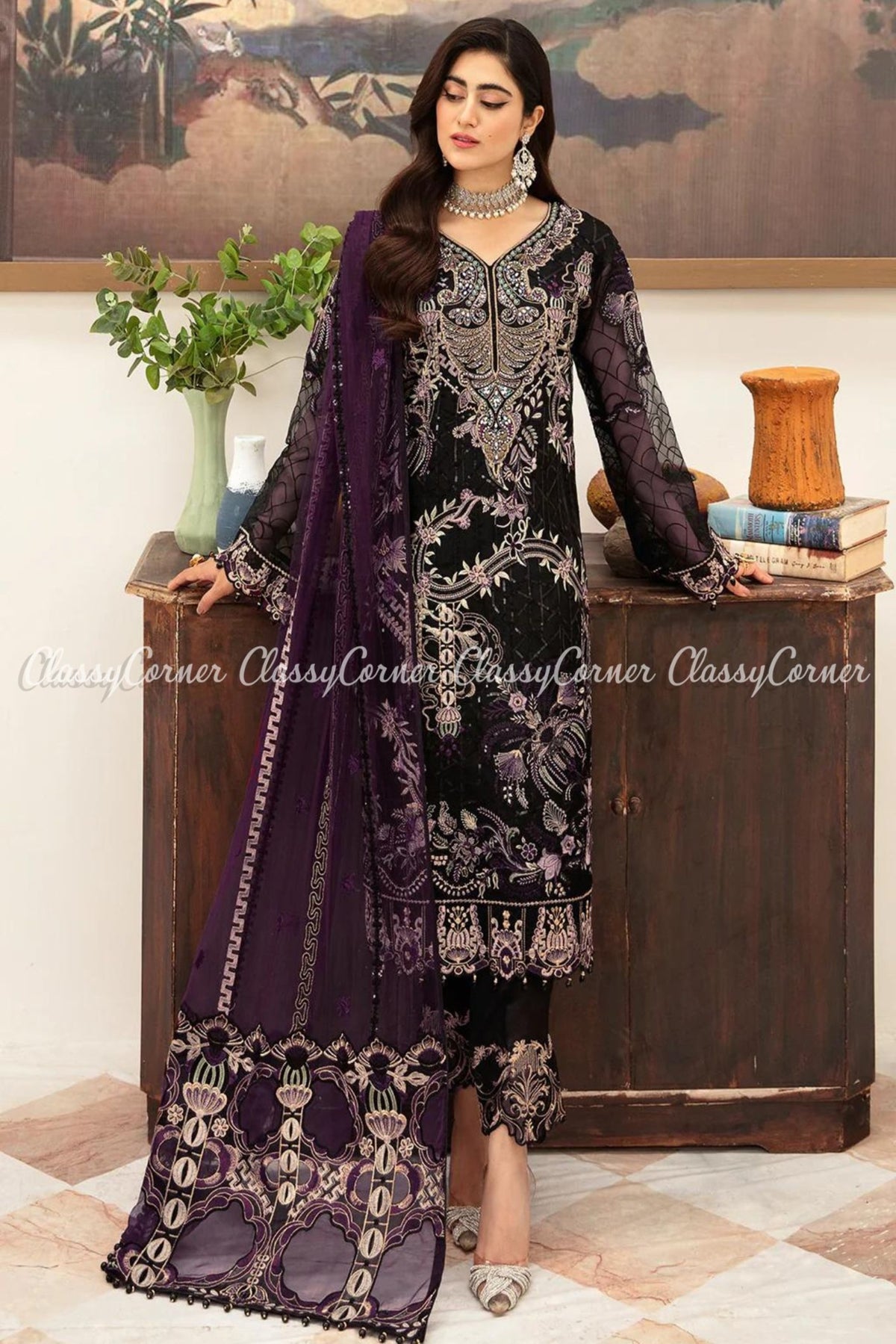 wedding guest outfits pakistani