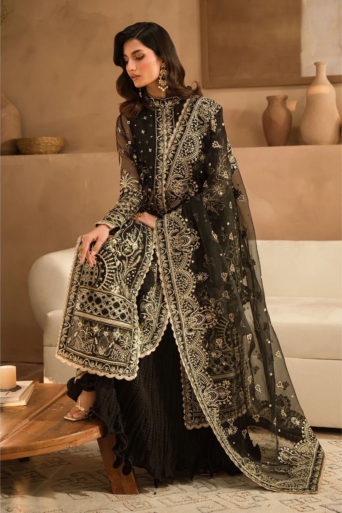 Pakistani Wedding wear Sharara online