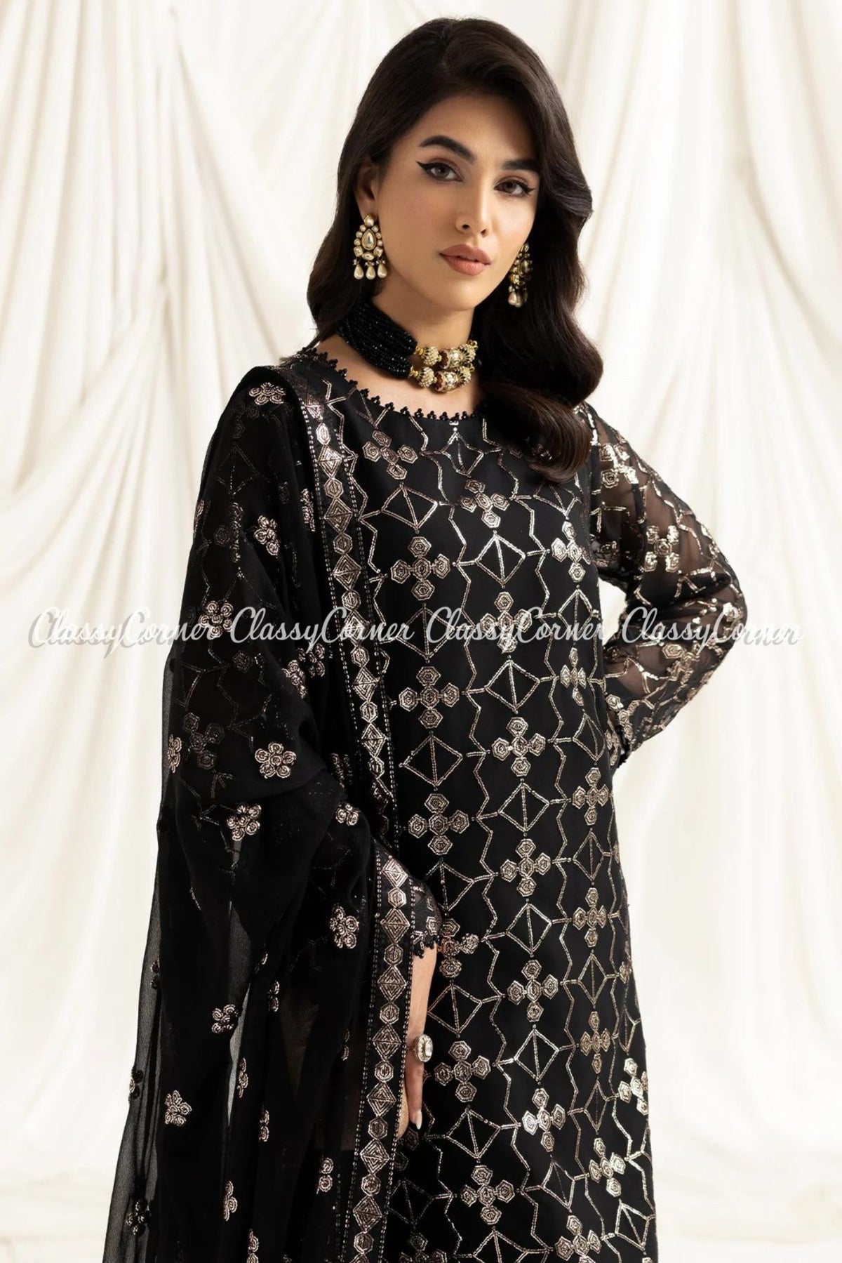 Pakistani Semi Fromal Salwar Kameez Sydney