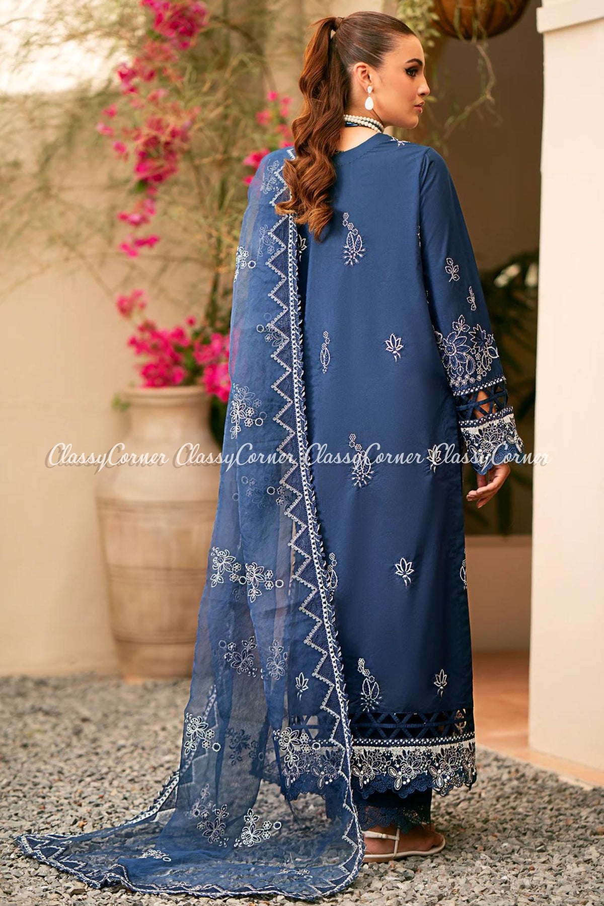 Women Readymade Lawn Suit USA