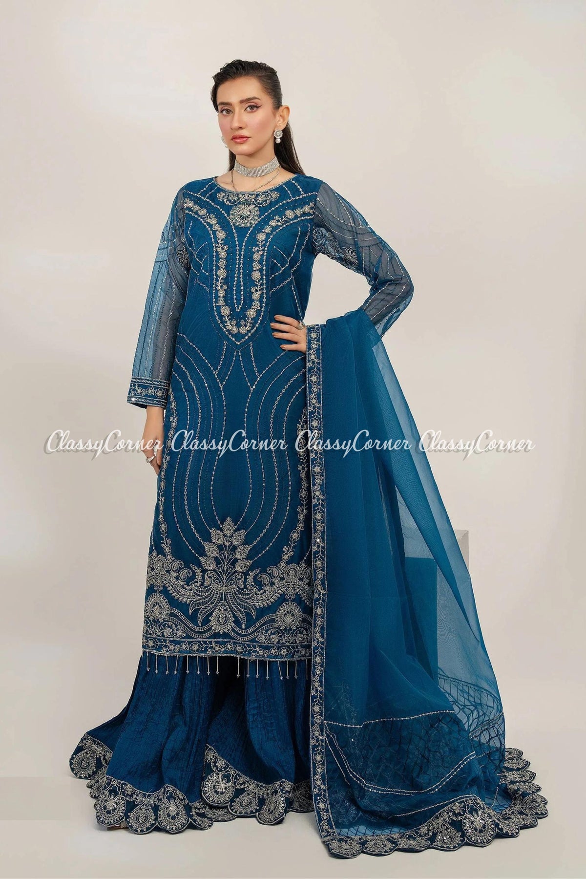 Pakistani wedding Sharara suits