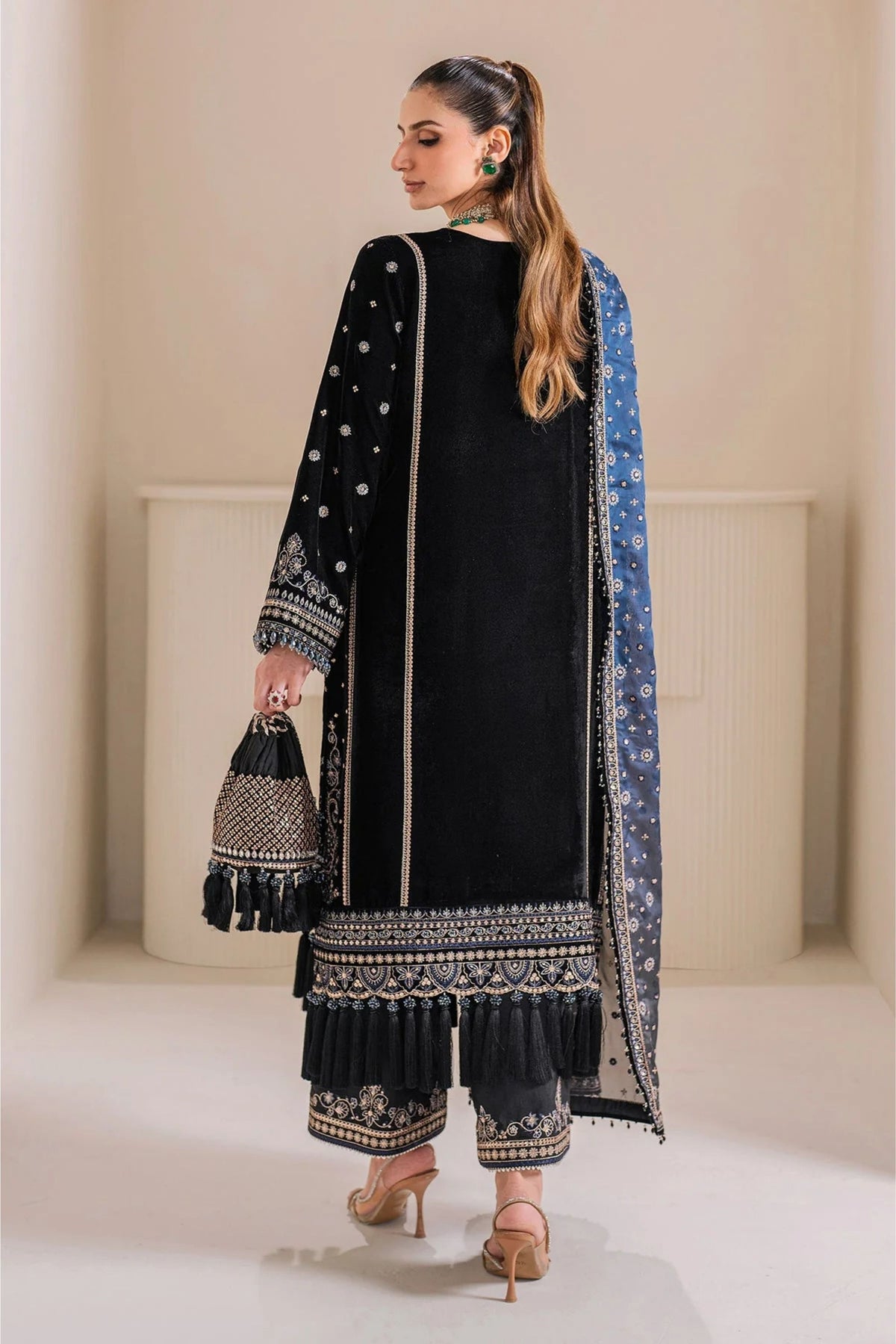 Pakistani Velvet Party Wear Suits Online