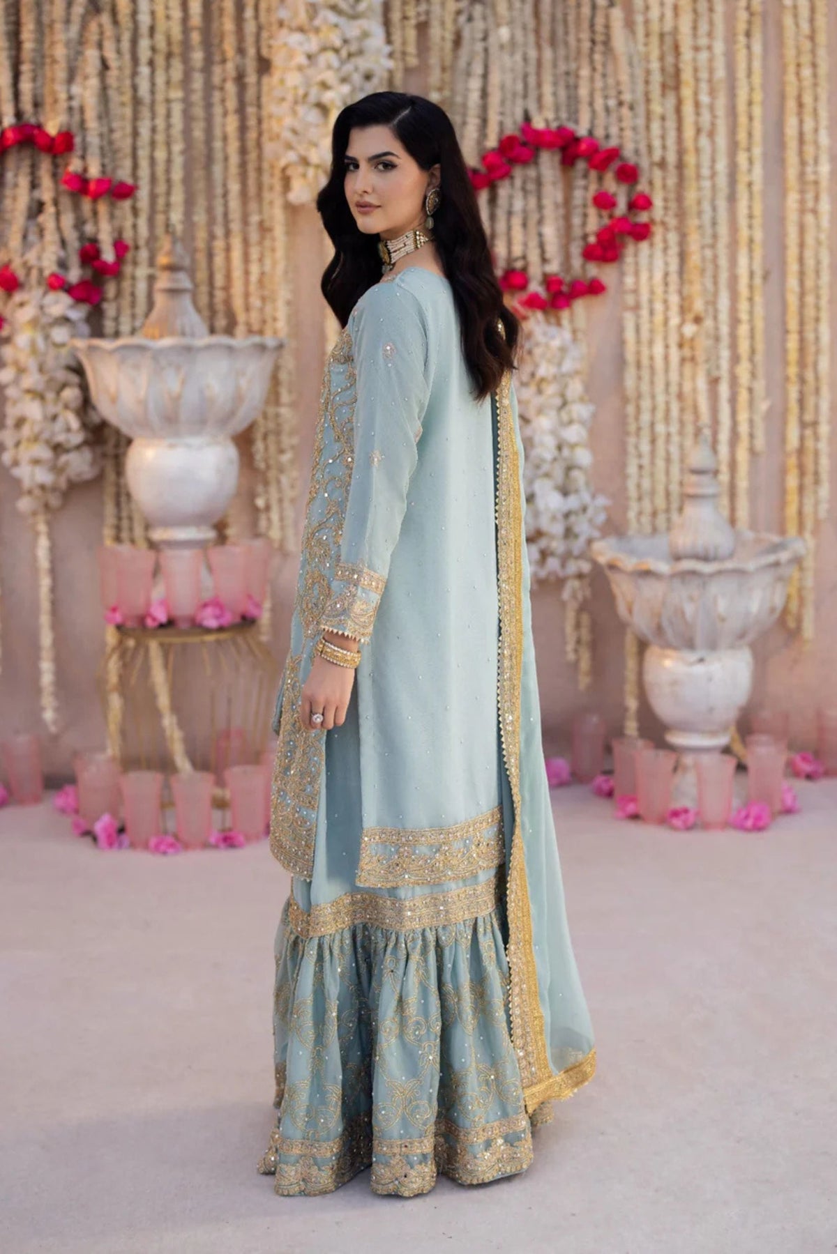 Pakistani Gharara Suit For Wedding