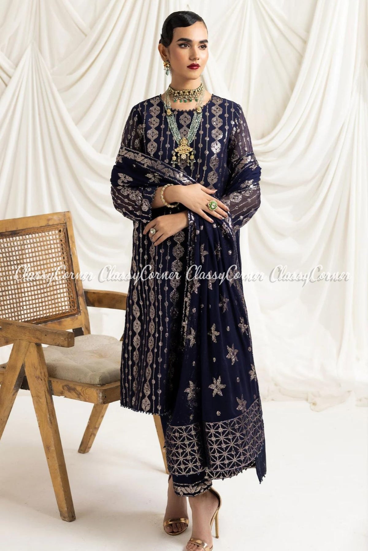 women&#39;s formal wear for pakistani wedding 