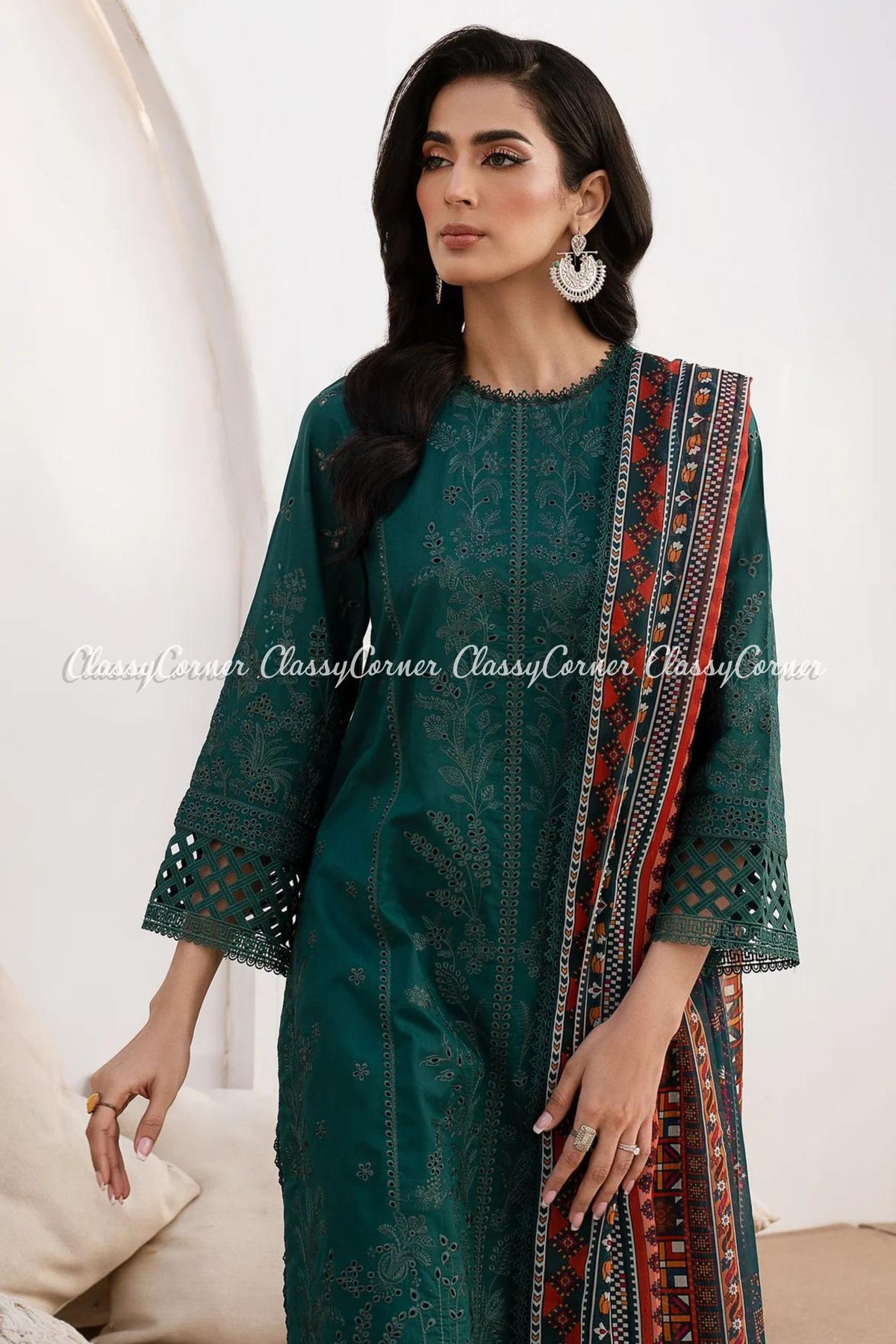 Fancy Pakistani Semi Formal Dress