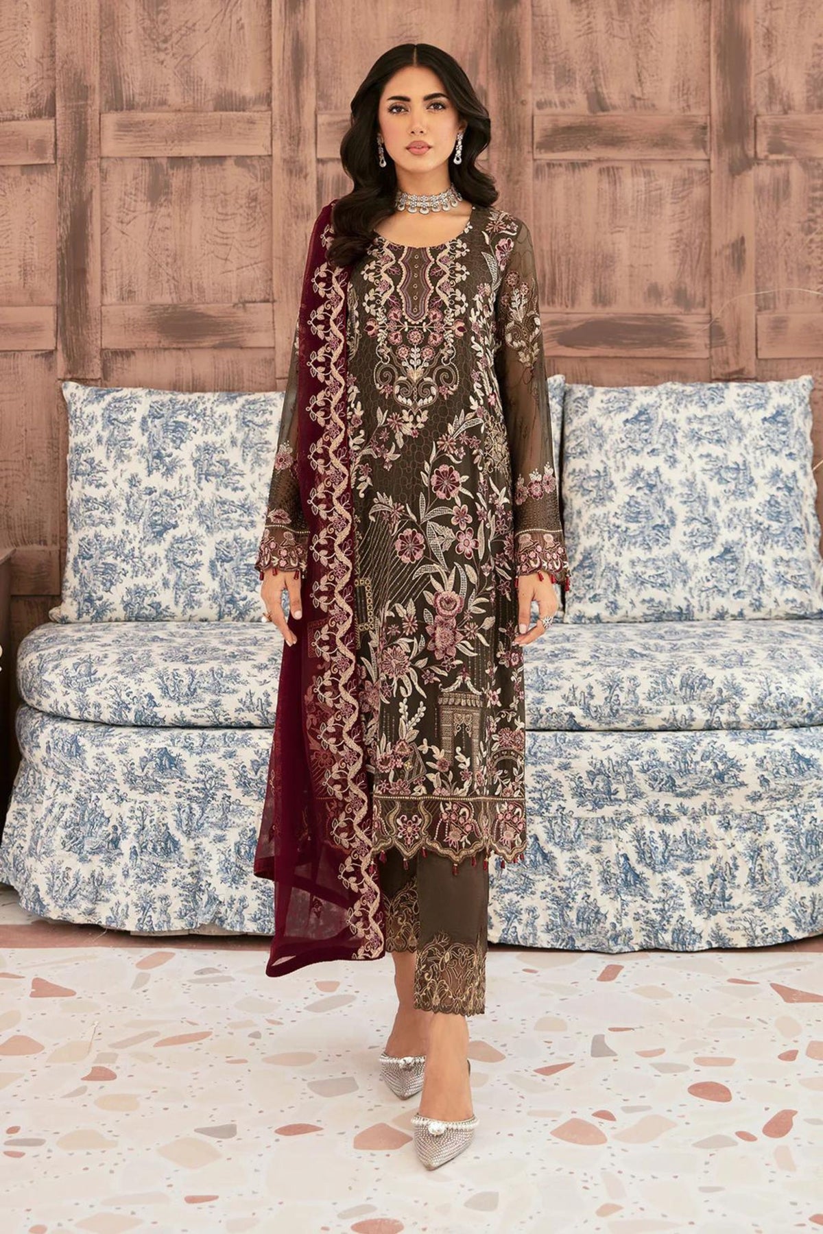 formal suits for pakistani wedding function