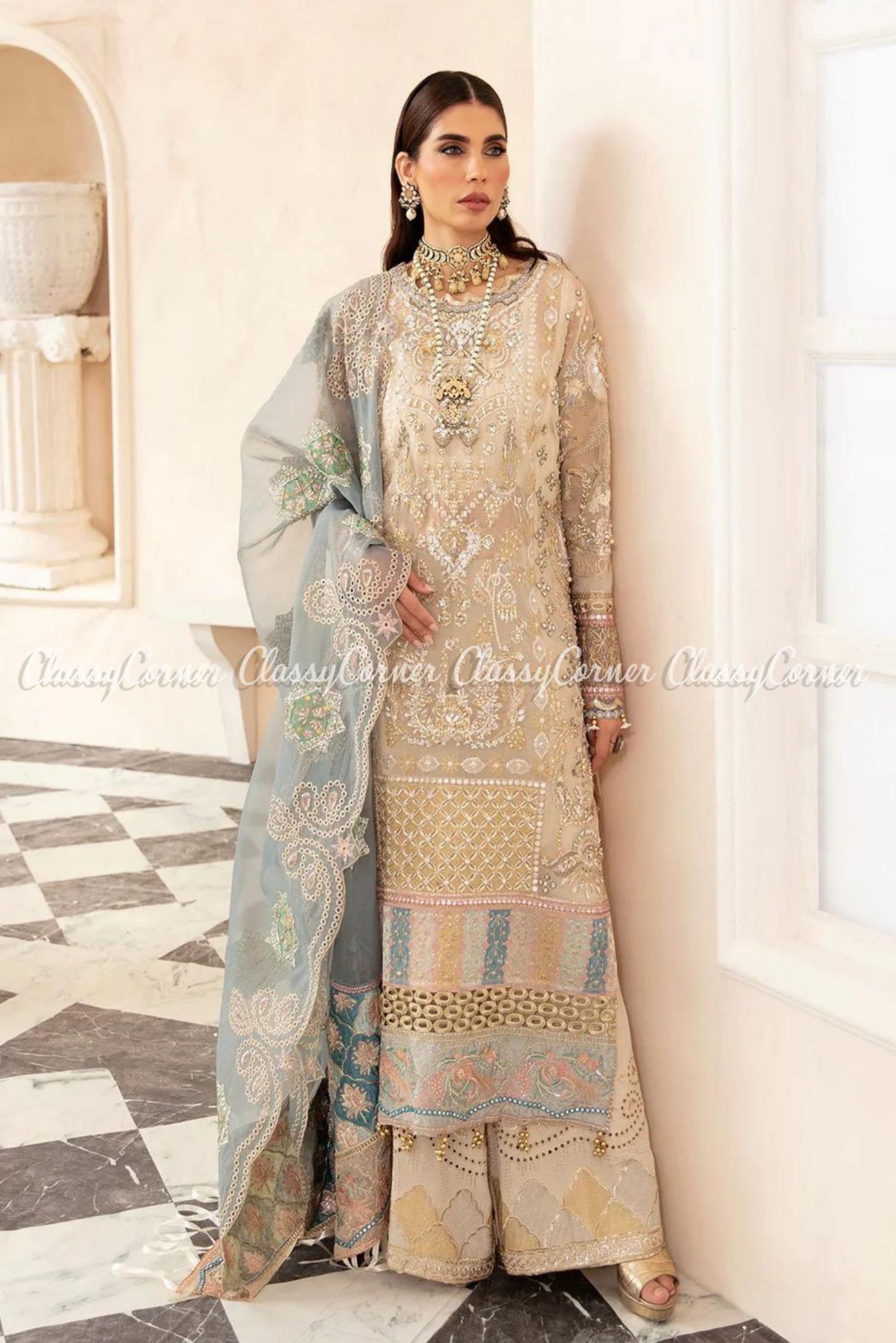 pakistani wedding party outfits