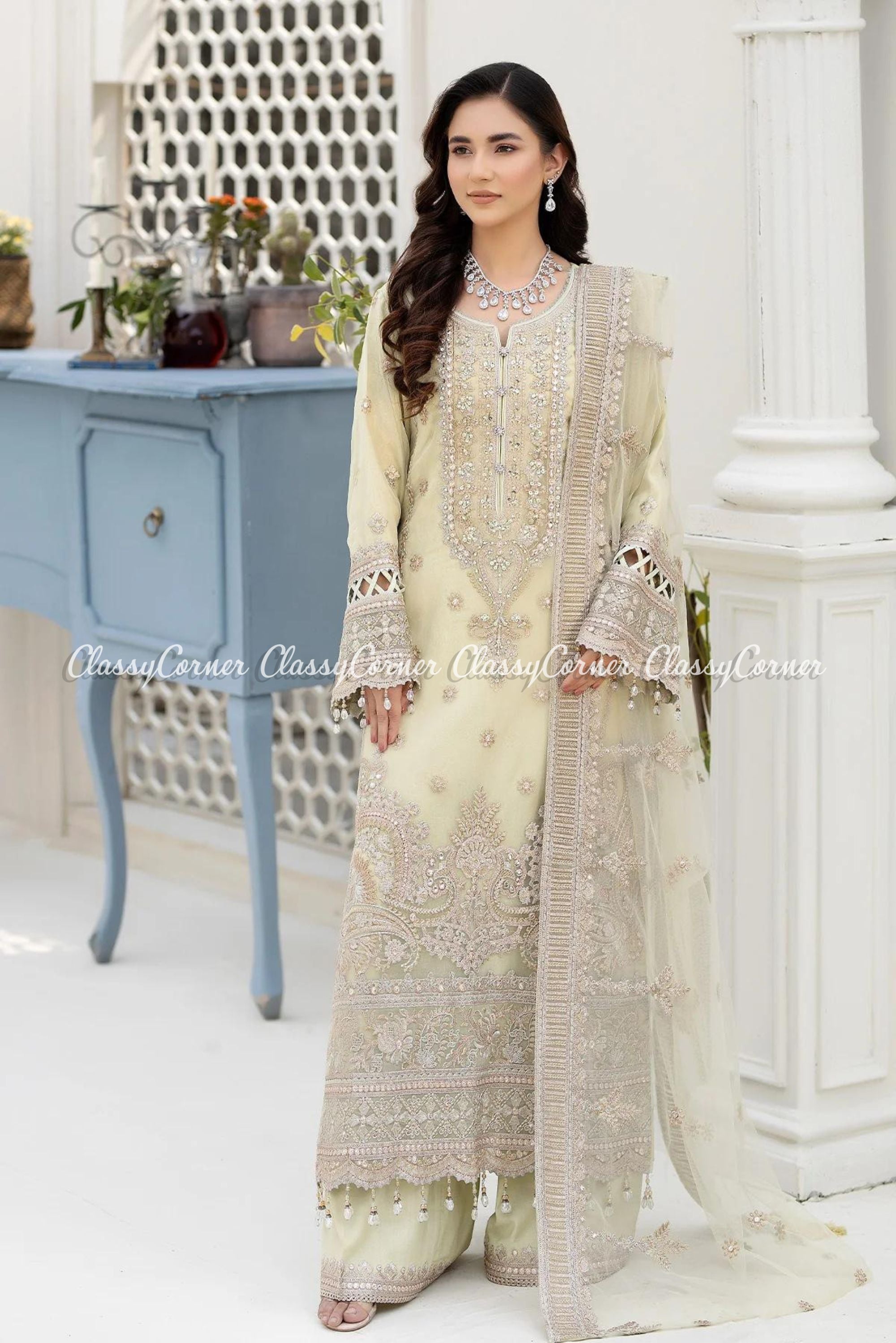 Pakistani wedding ensembles for females