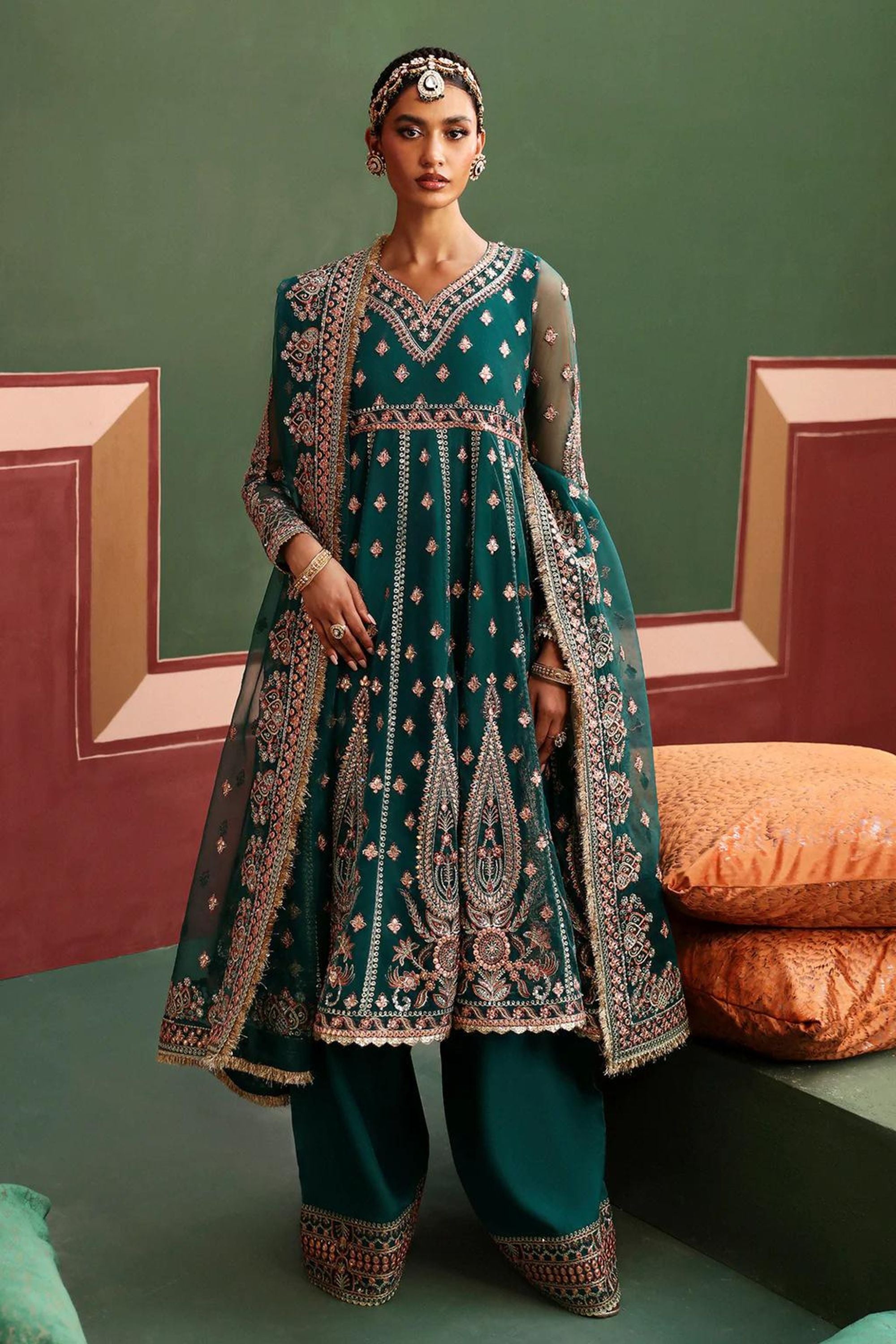 Pakistani Mehndi Night Outfit