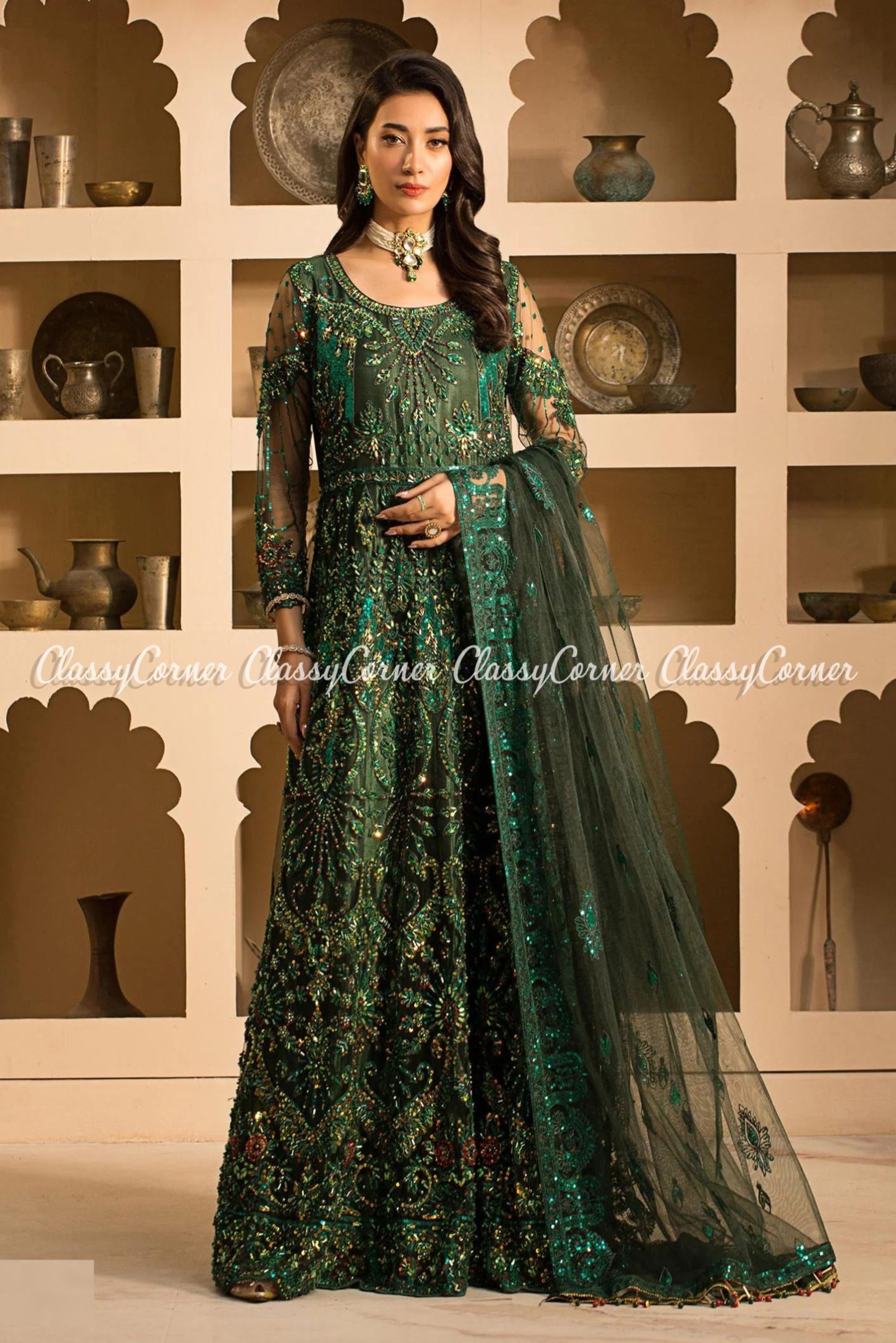 pakistani wedding gown