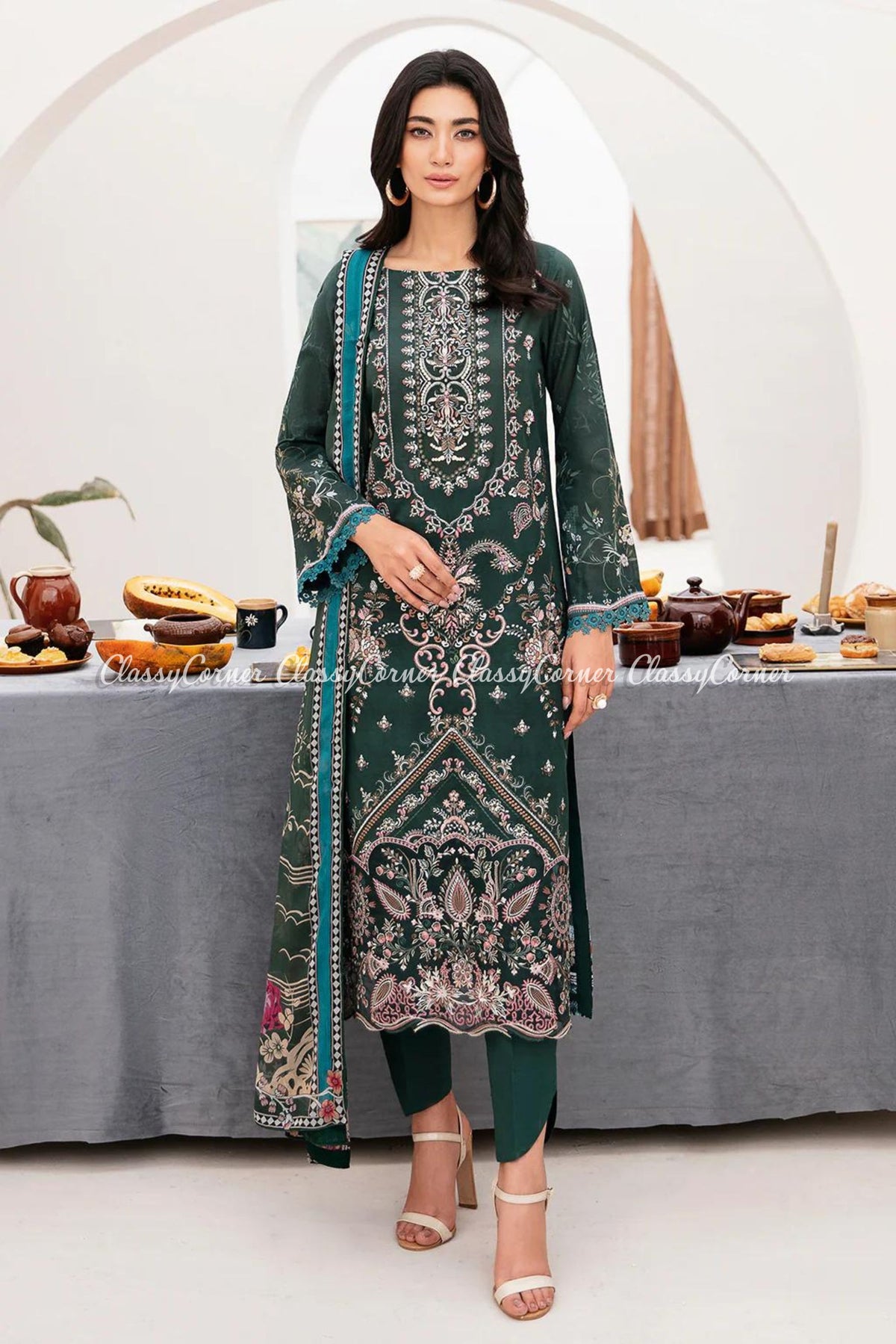 Pakistani Semi Formal Salwar Kameez Sydney