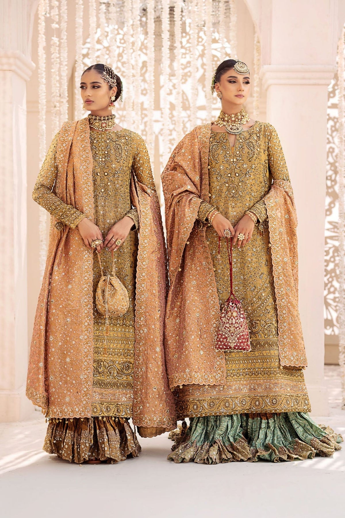 Pakistani Gharara Suit For Wedding