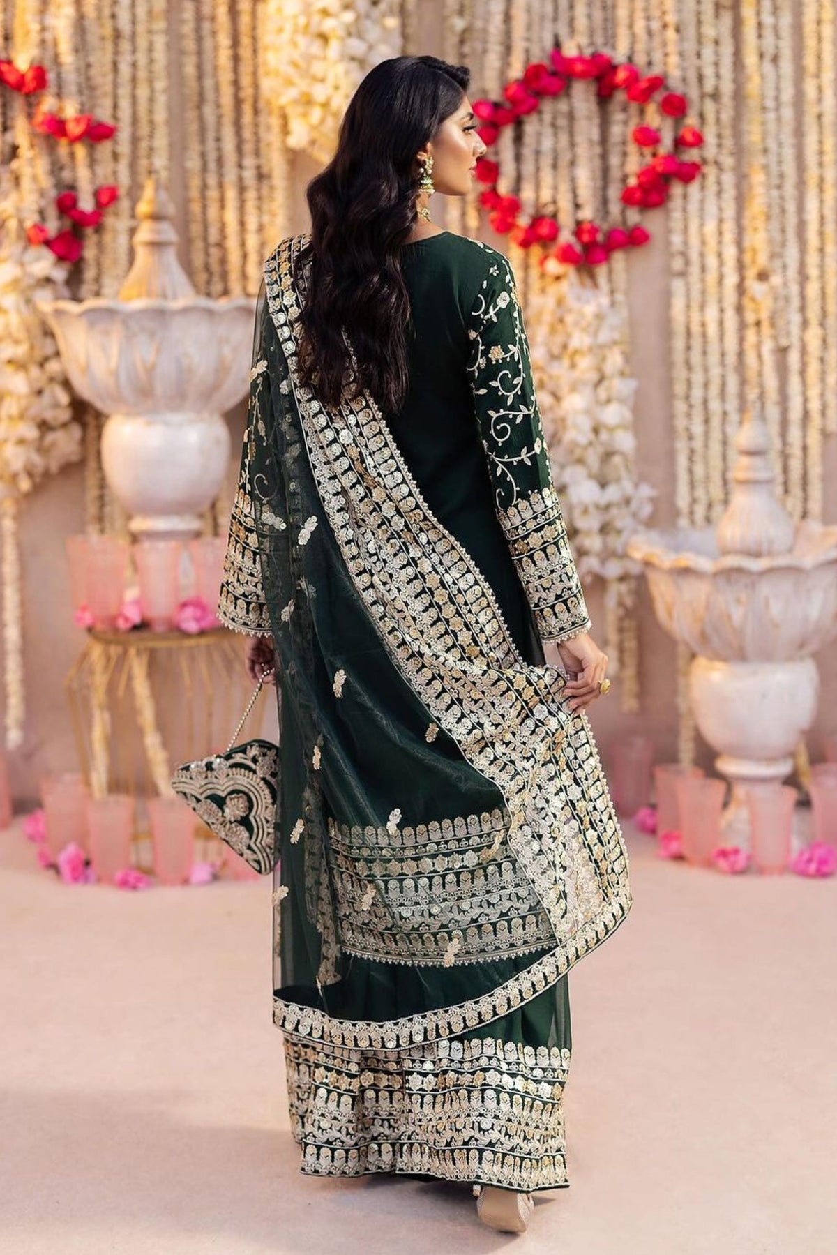 Mehndi Wear Pakistani Suits