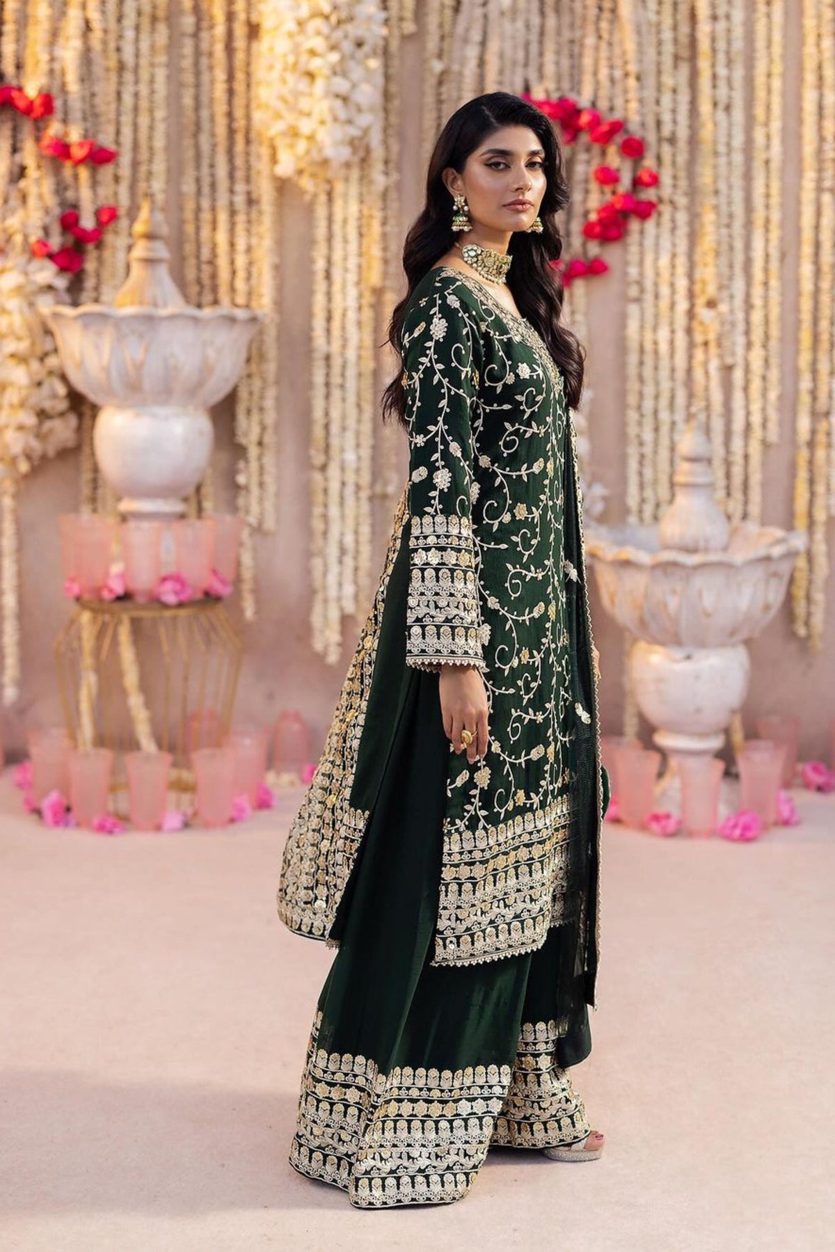 Mehndi Wear Pakistani Suits