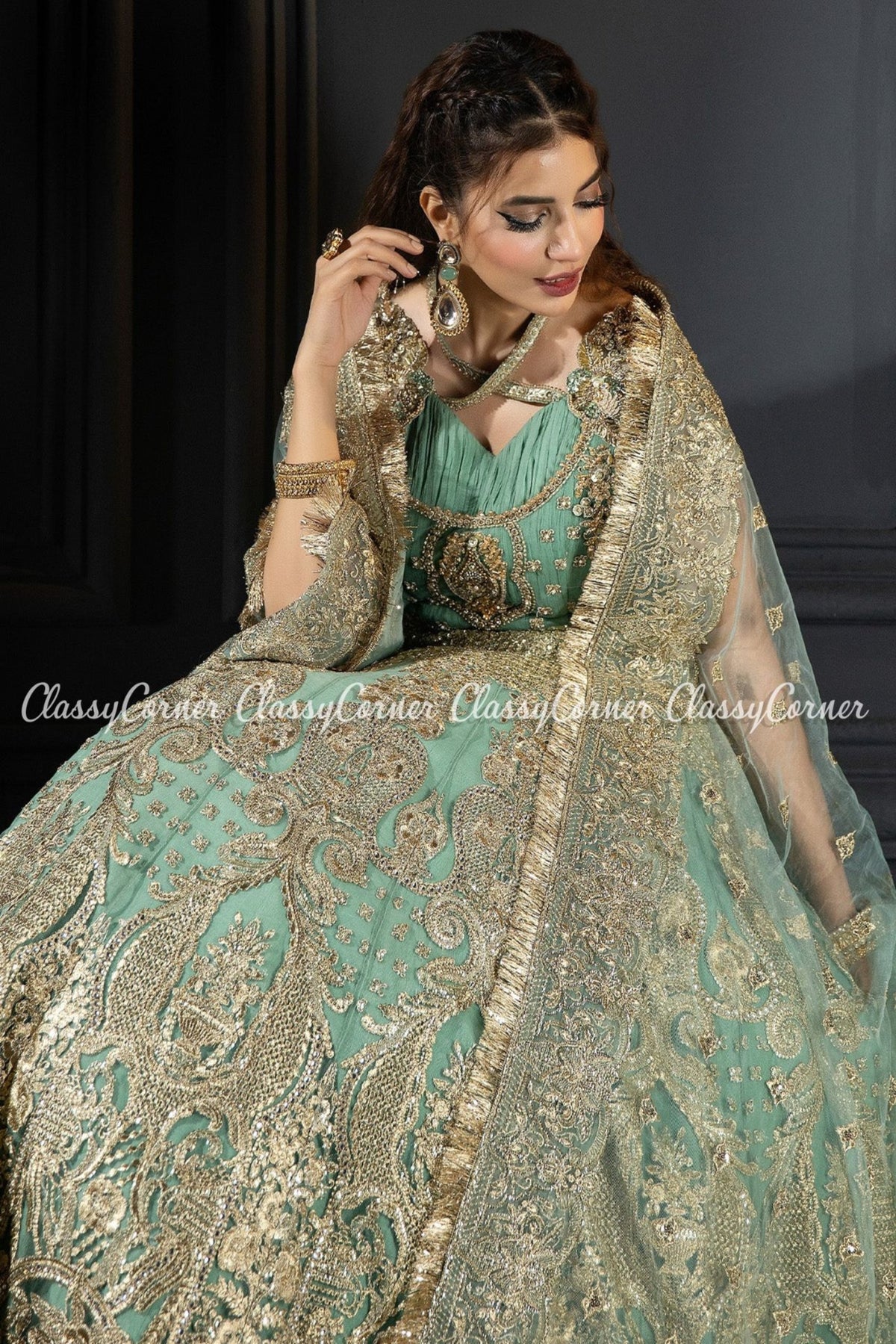 Pakistani wedding gowns for Brides