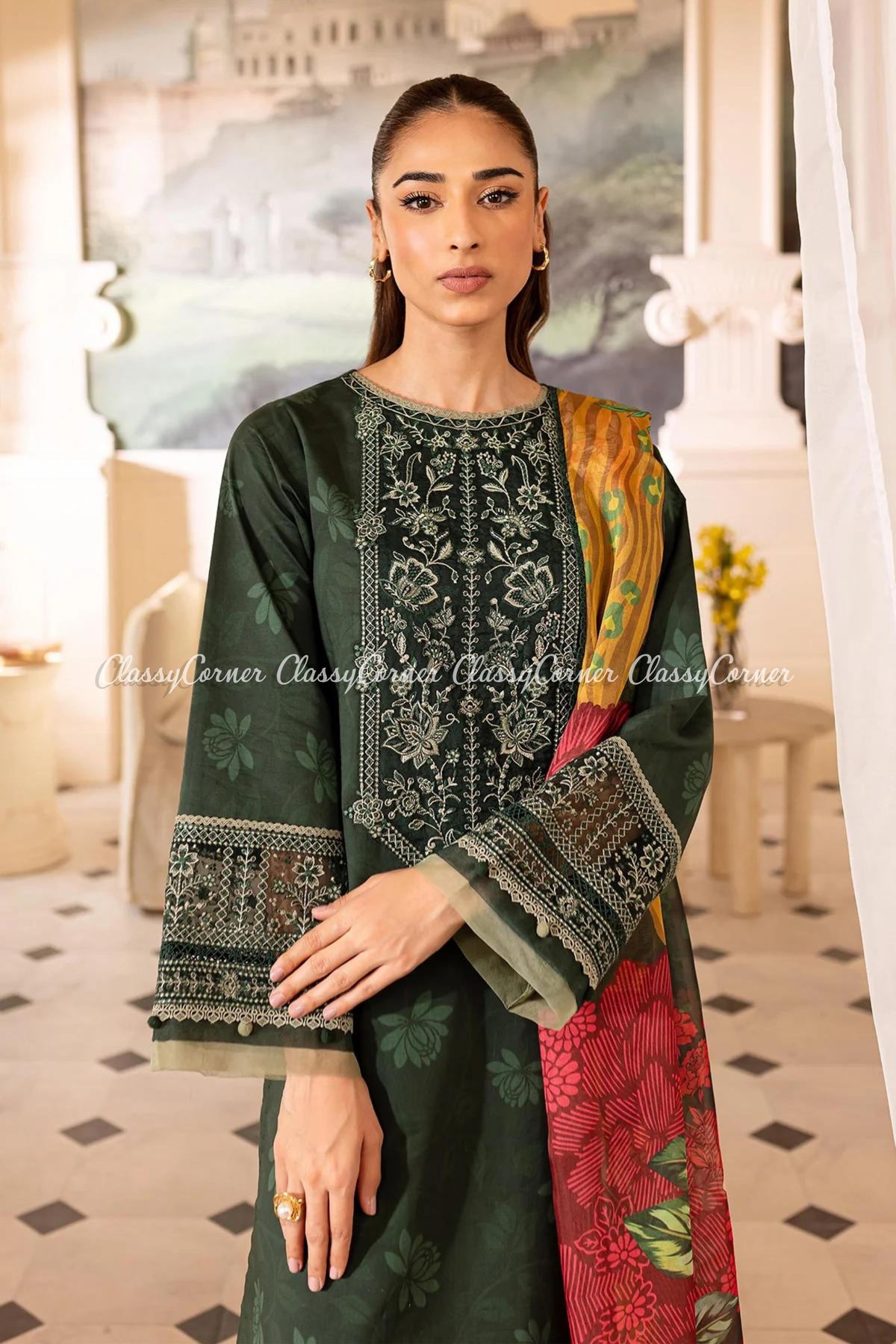 Pakistani semi formal suits 