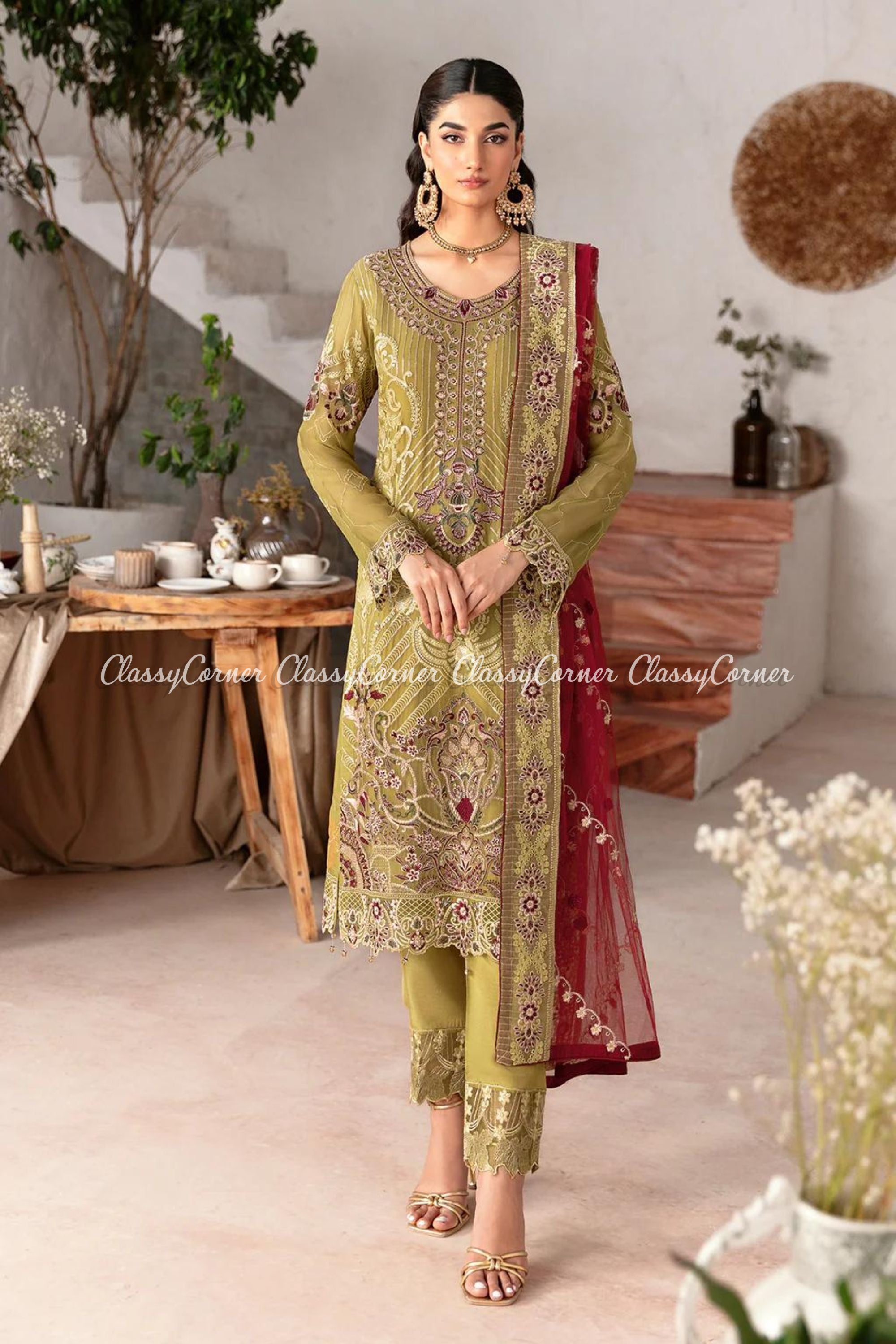 Pakistani wedding garments for women