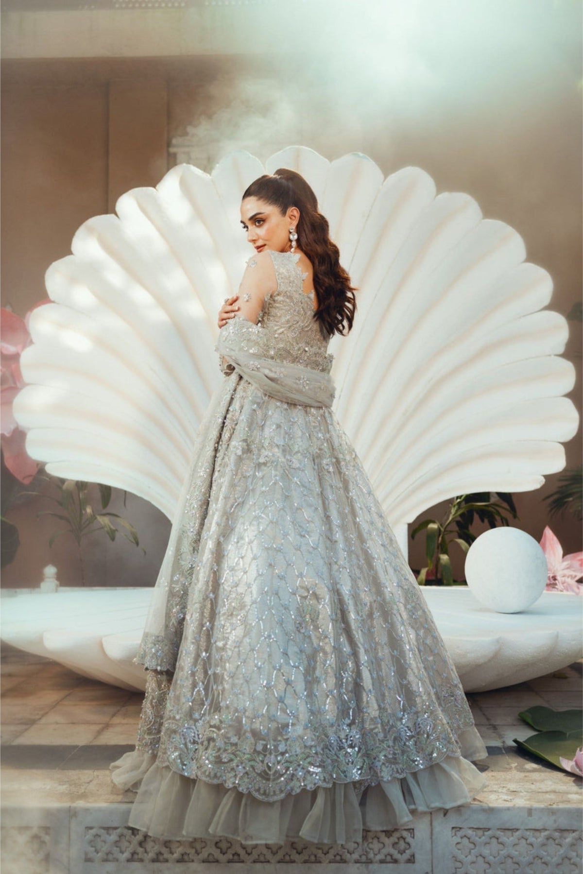 Pakistani Bridal Gown For Reception